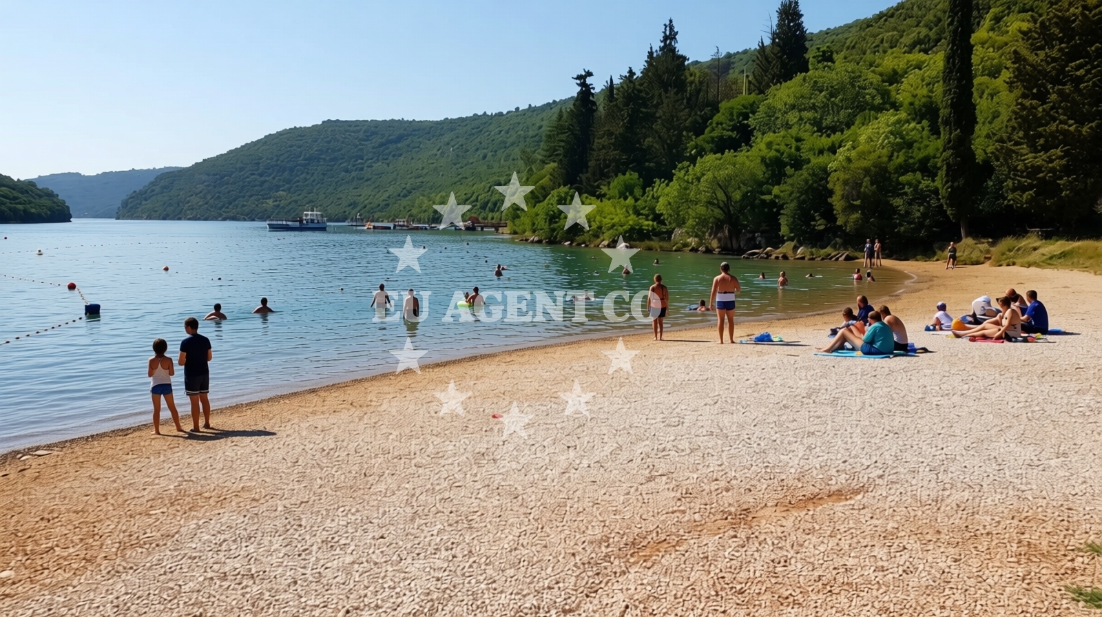 Sea and coastal view of Fjord beach in Bubani 11D, Bubani