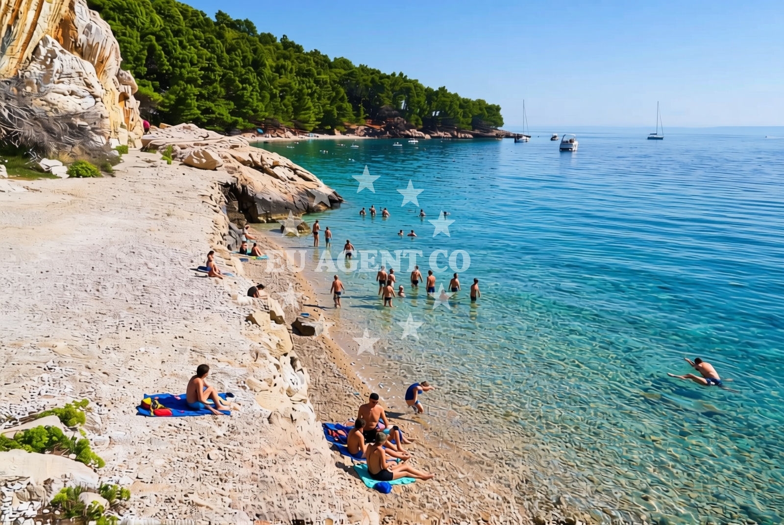 Additional view of FKK beach in Kuk 4D, Makarska, Makarska