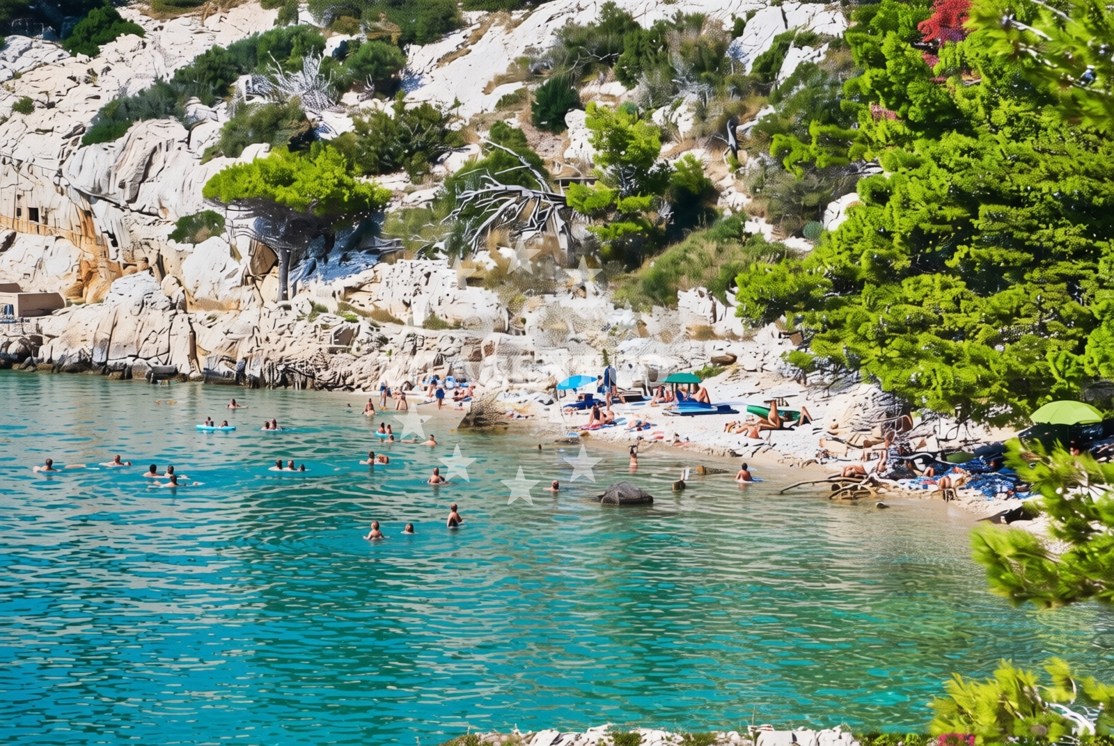 Additional view of FKK beach in Kuk 4D, Makarska, Makarska