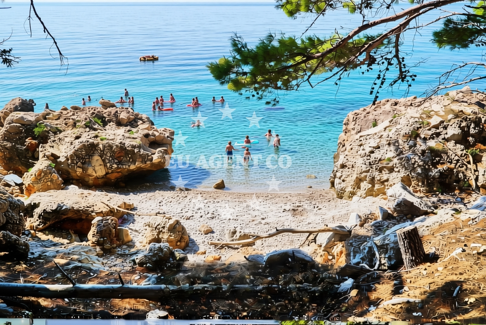 Additional view of FKK beach in Kuk 4D, Makarska, Makarska