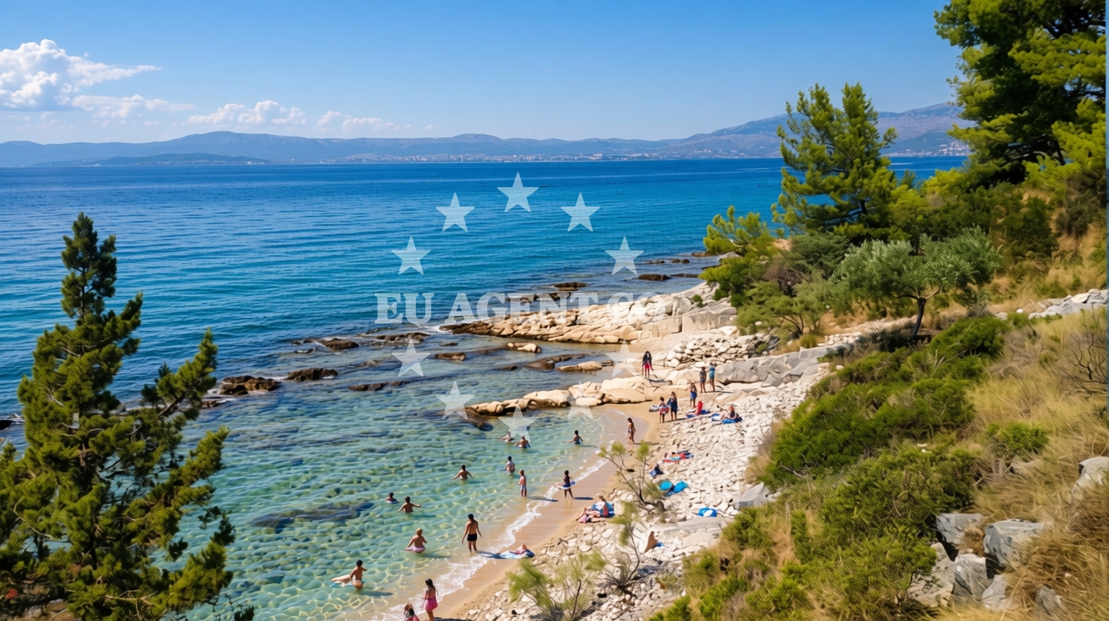 Overview of FKK Beach Erot in Braće Ivanović Valerijev 17, Sutivan