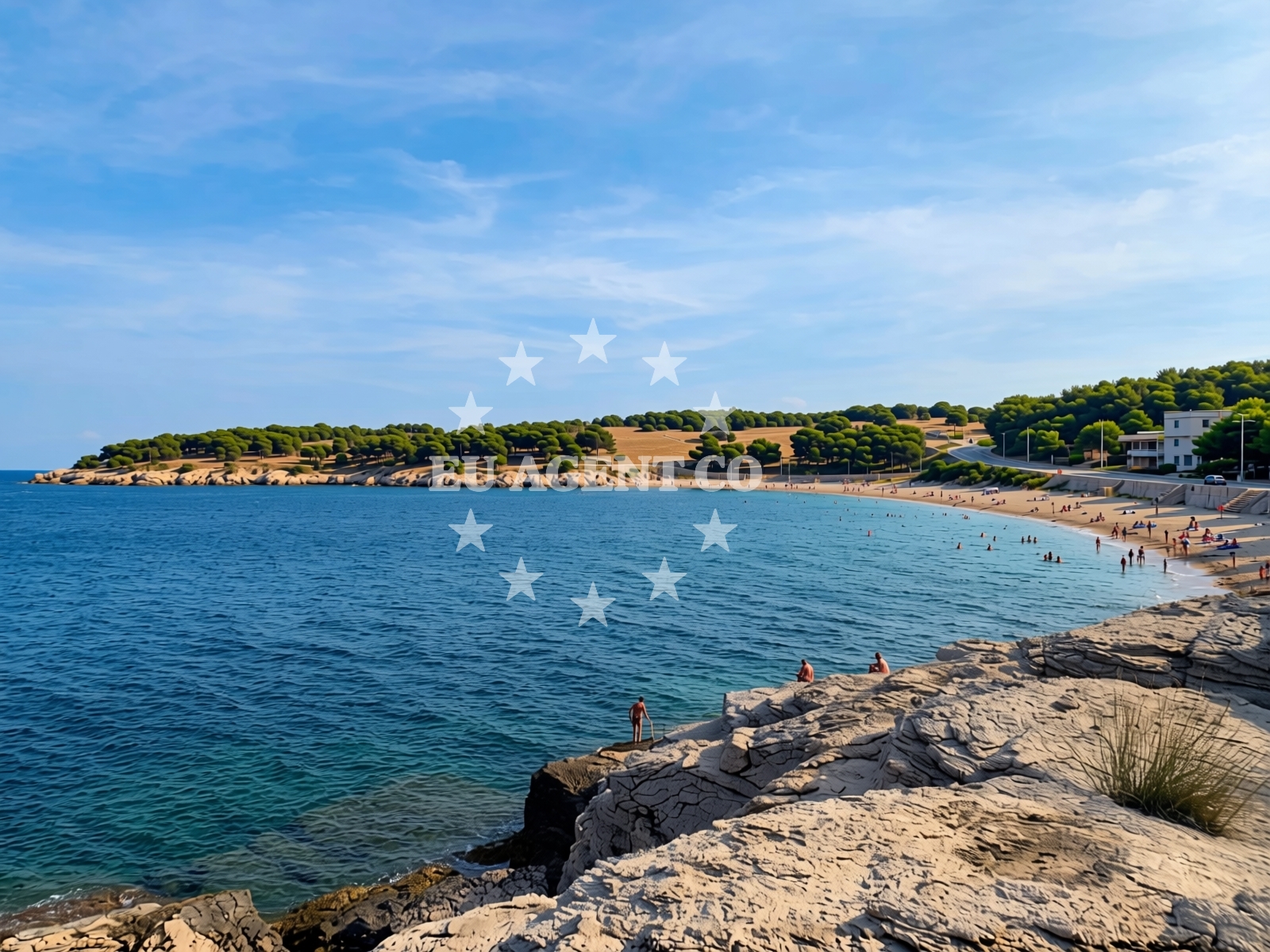 Beach facilities and surroundings at FKK Rocks Lokrum in Vlaha Bukovca 37, Dubrovnik
