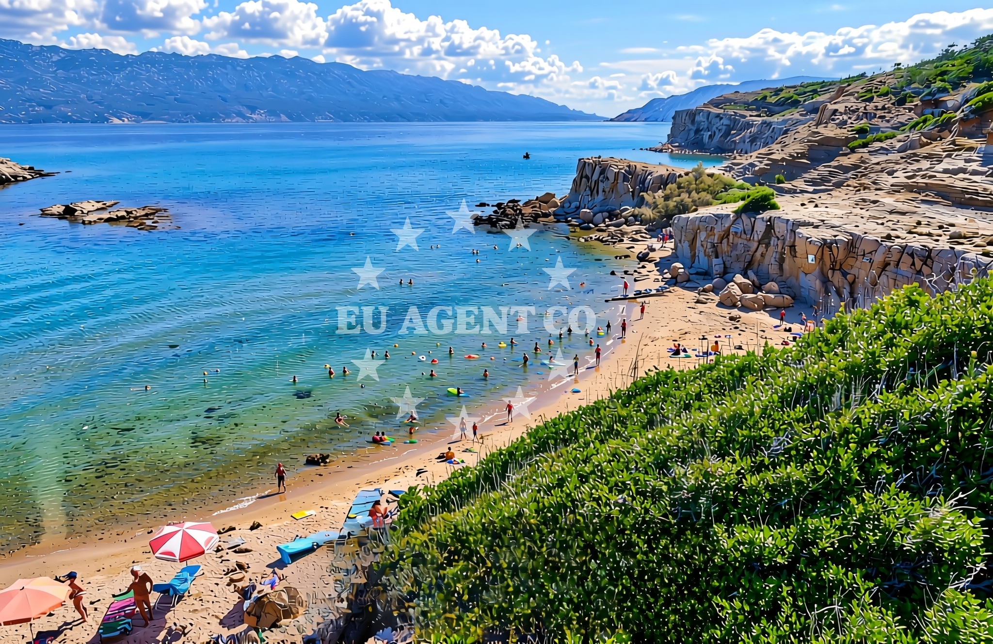 Additional view of FKK Stolac Beach in Lopar 559 Apartmani-kuća, Lopar