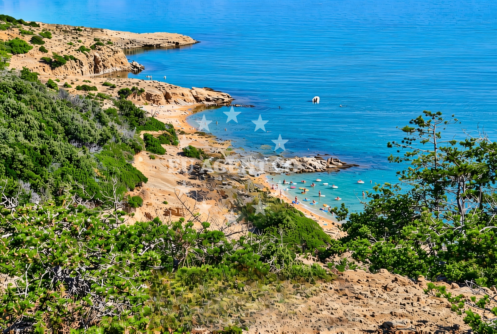 Additional view of FKK Stolac Beach in Lopar 559 Apartmani-kuća, Lopar