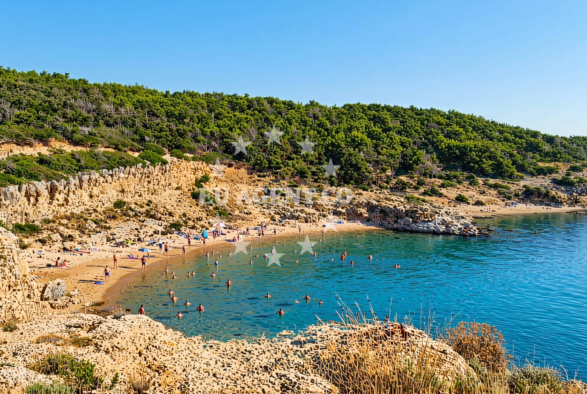 Additional view of FKK Stolac Beach in Lopar 559 Apartmani-kuća, Lopar