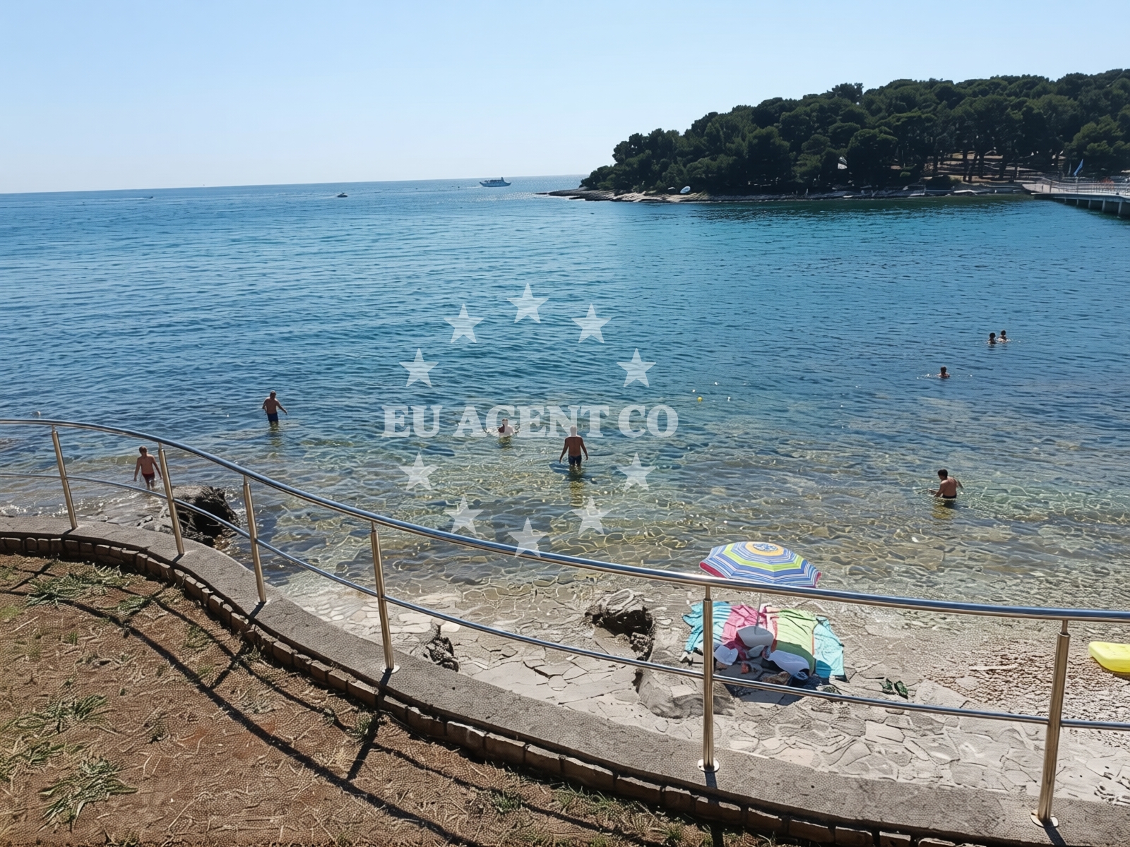 Additional view of Fresh Corner Beach in Koversada 1, Vrsar
