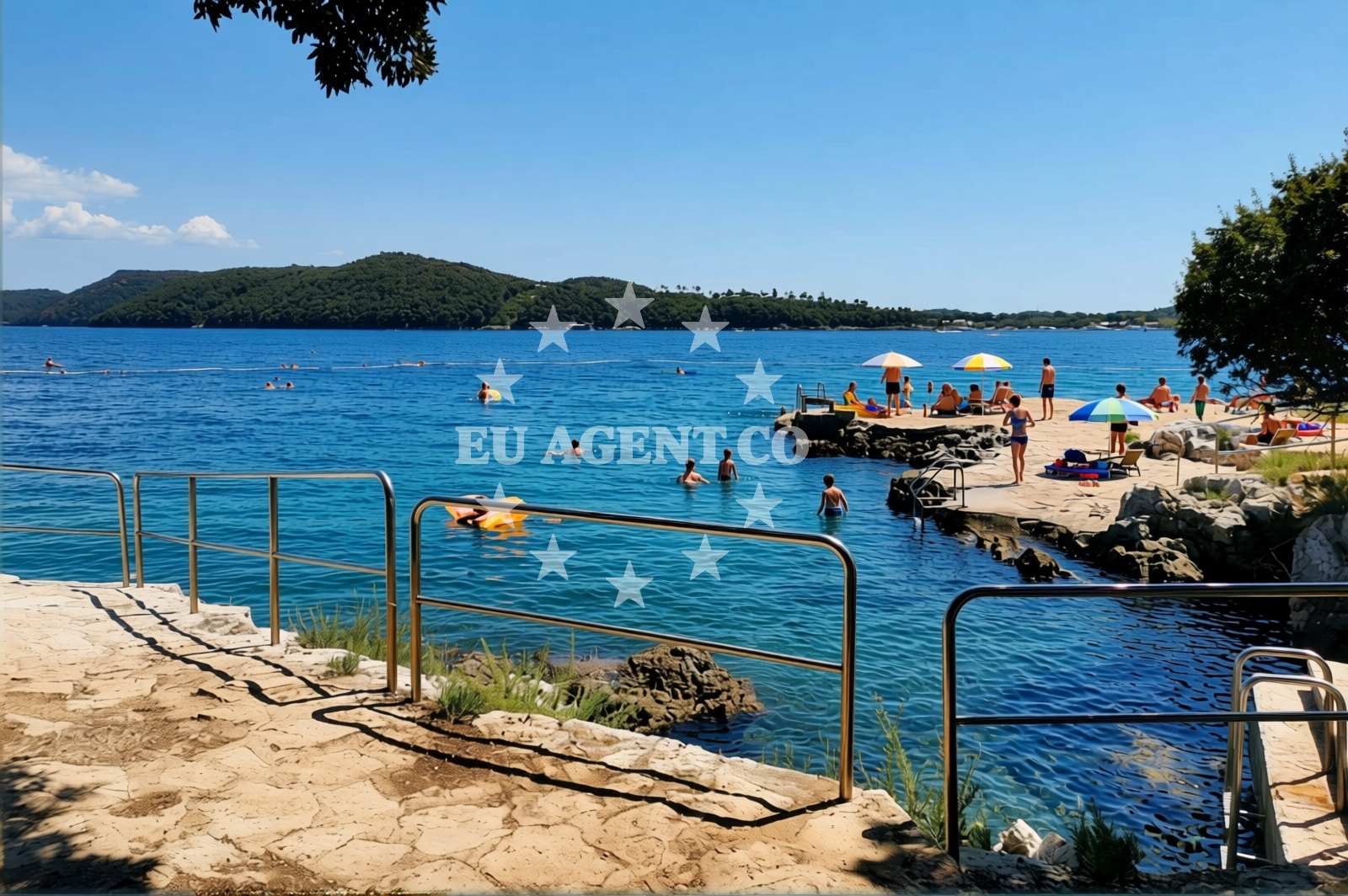Additional view of Fresh Corner Beach in Koversada 1, Vrsar