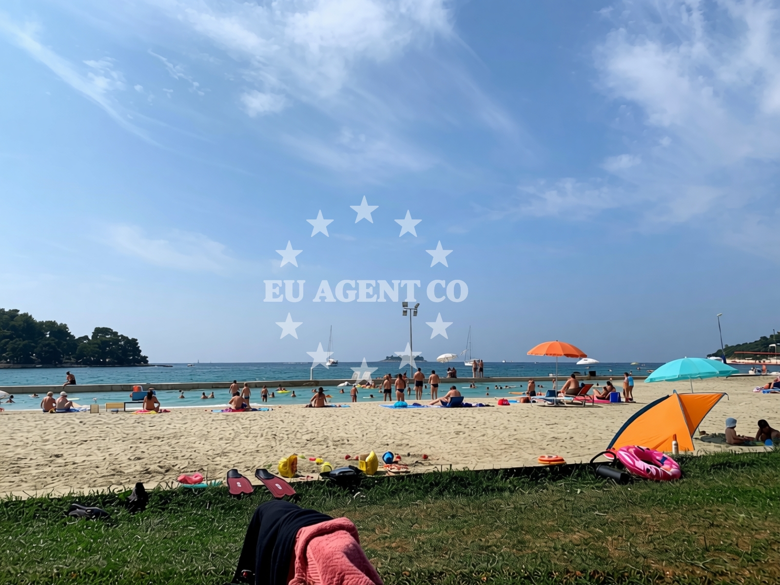 Additional view of Fresh Corner Beach in Koversada 1, Vrsar