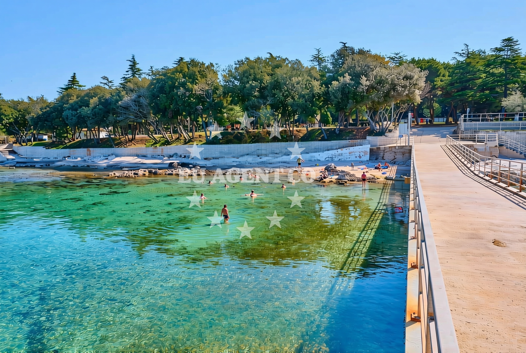 Additional view of Fresh Corner Beach in Koversada 1, Vrsar