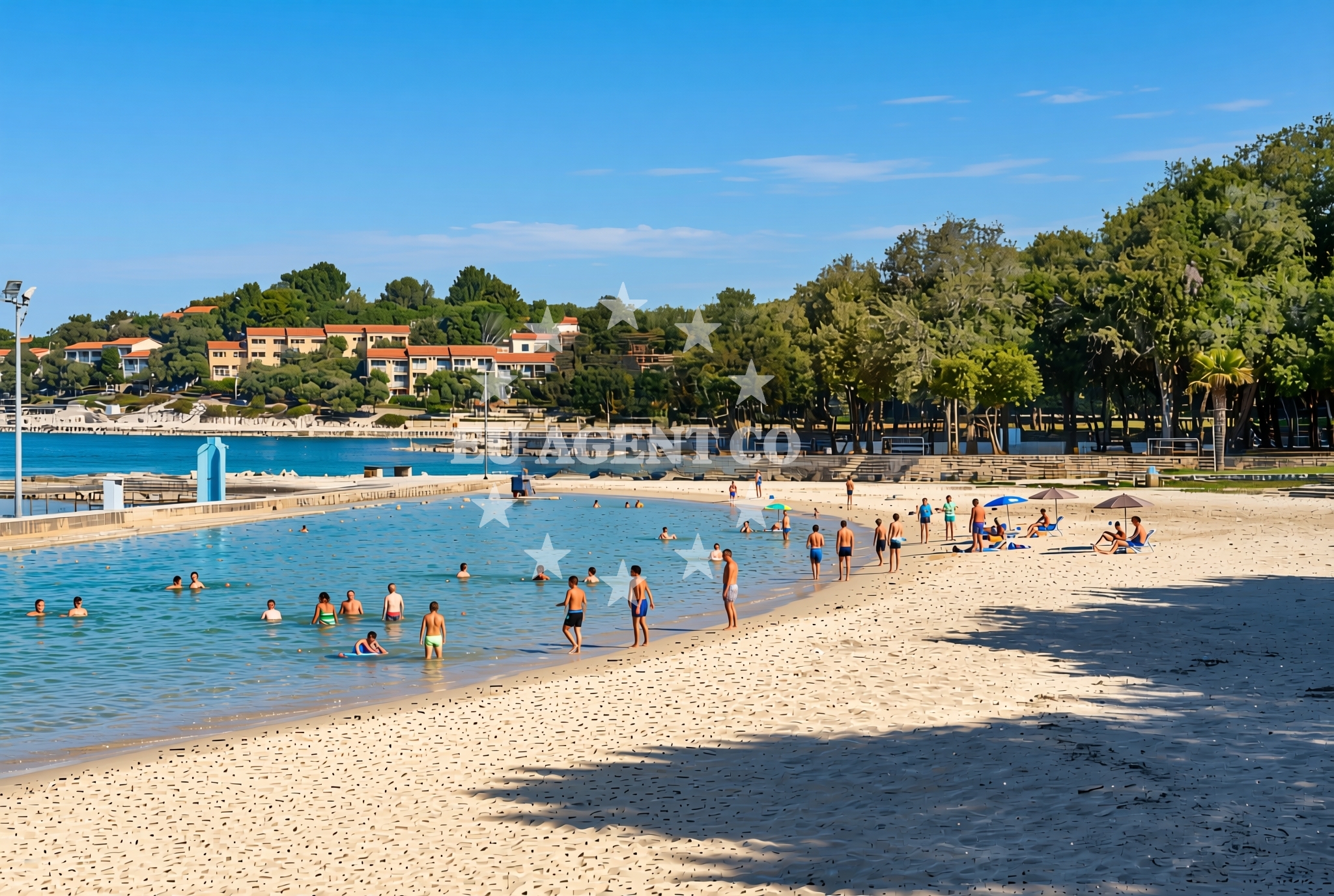 Additional view of Fresh Corner Beach in Koversada 1, Vrsar