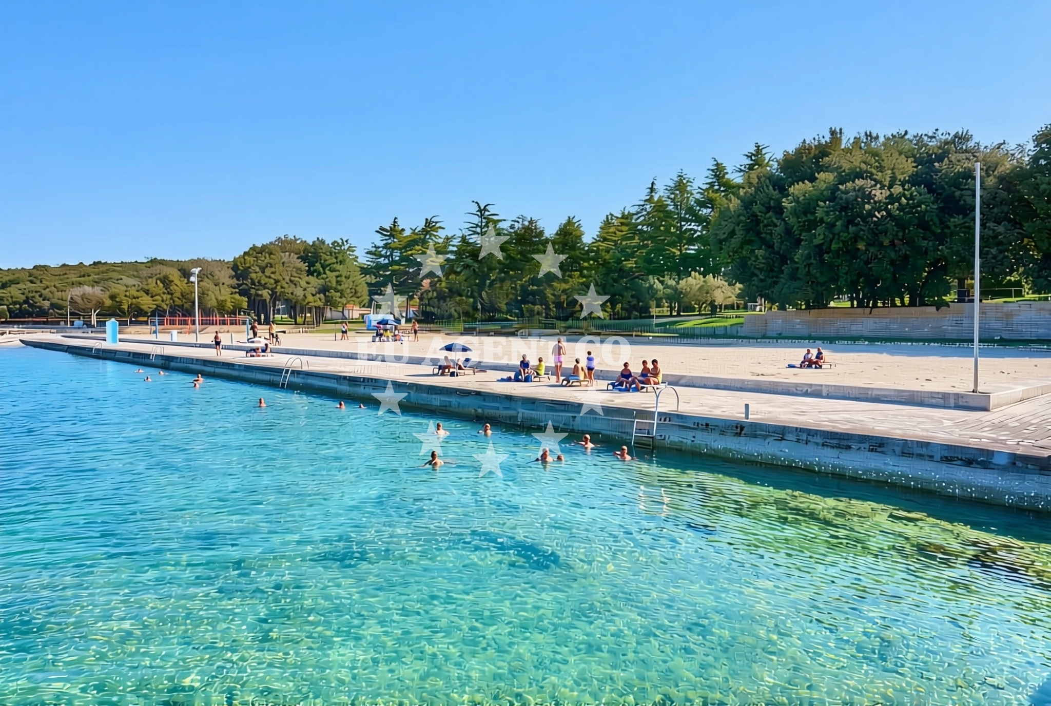 Additional view of Fresh Corner Beach in Koversada 1, Vrsar