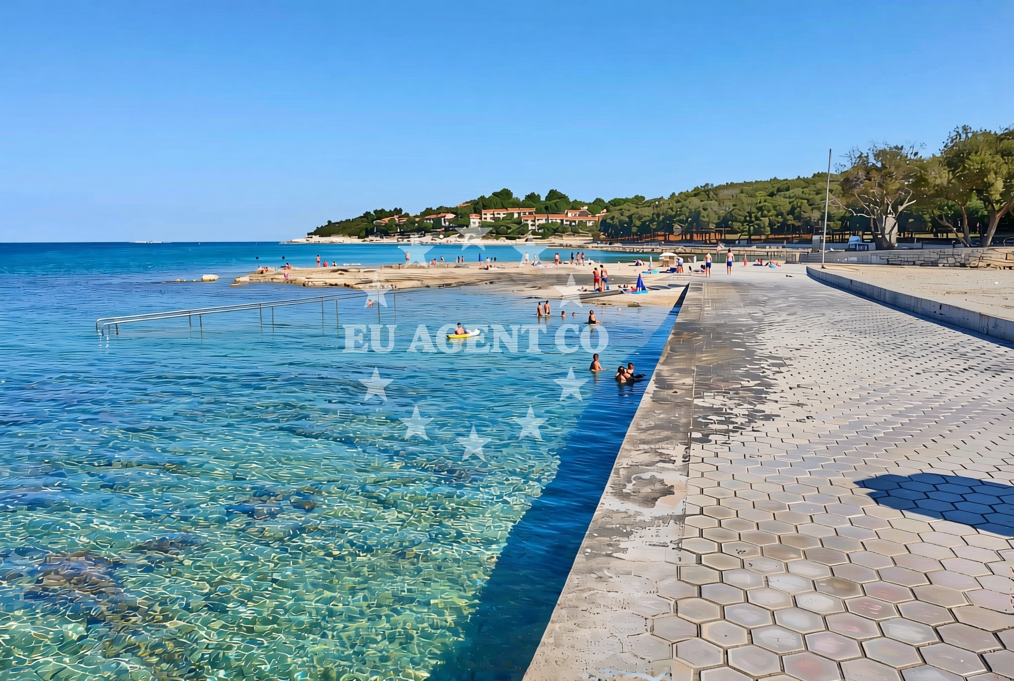 Additional view of Fresh Corner Beach in Koversada 1, Vrsar
