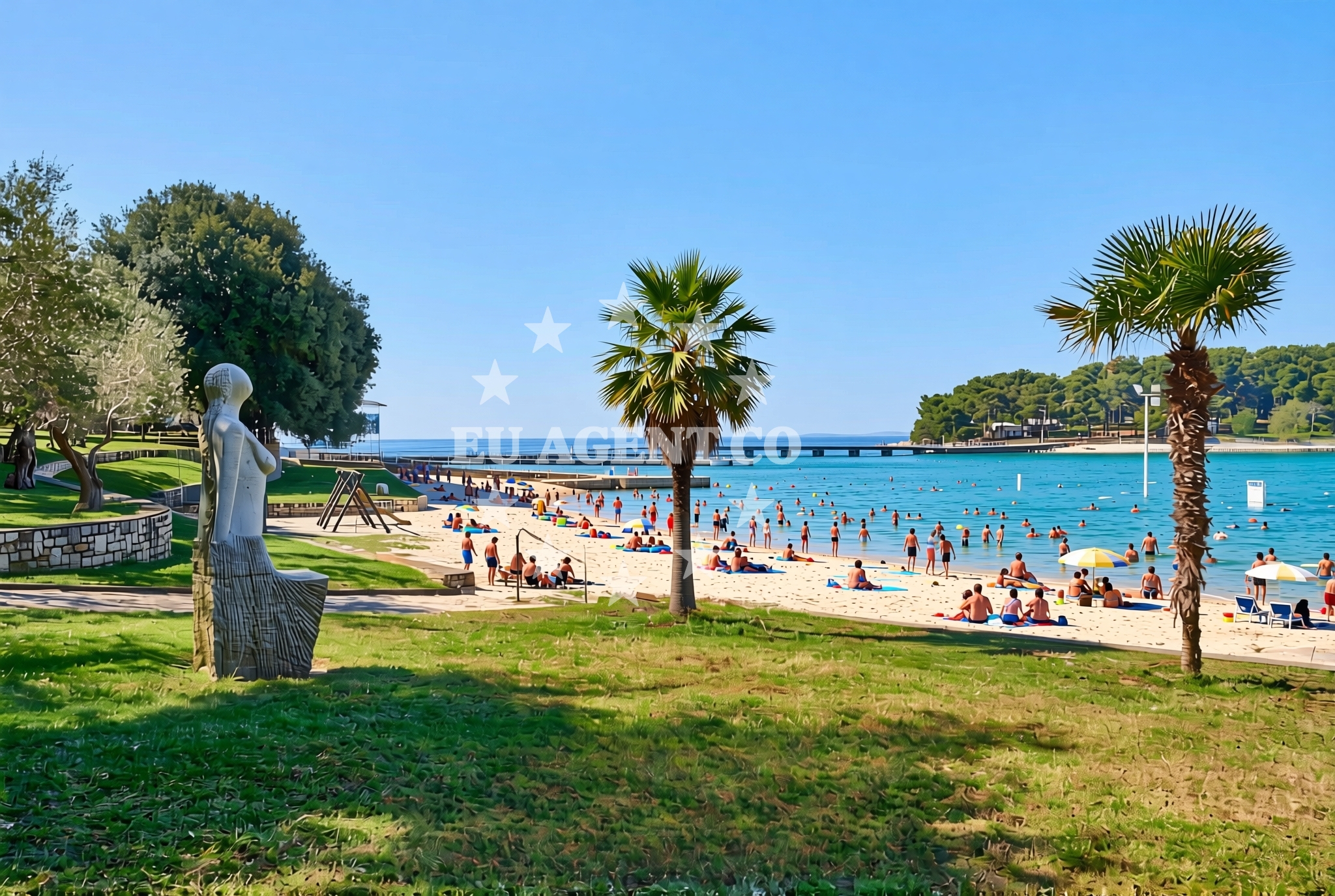 Additional view of Fresh Corner Beach in Koversada 1, Vrsar