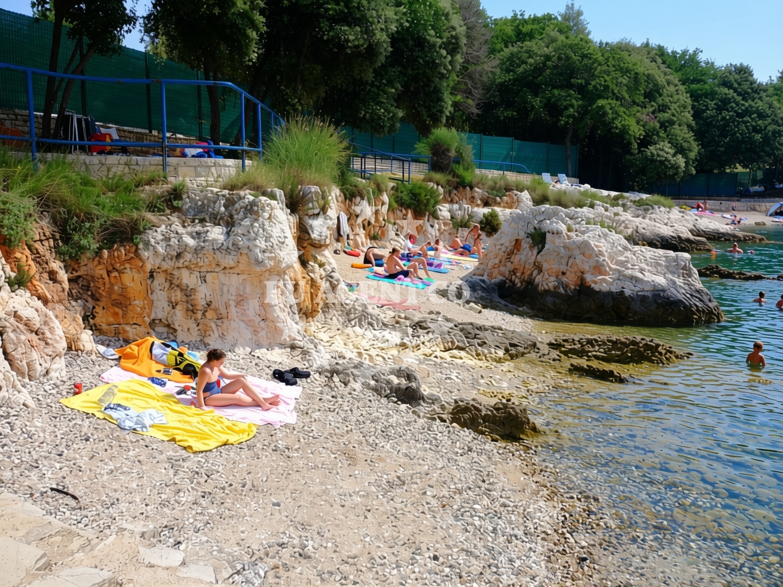 Additional view of Frnazina beach in Grgeti 1A, Funtana