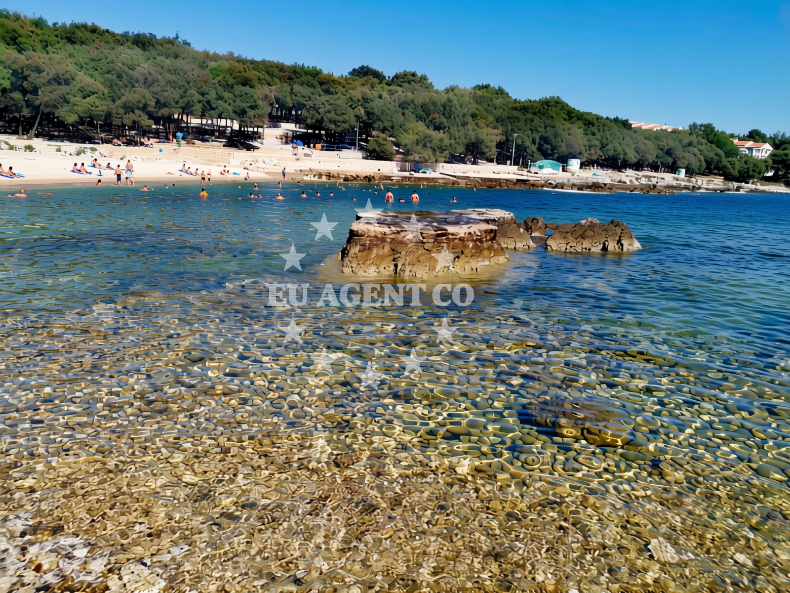 Additional view of Frnazina beach in Grgeti 1A, Funtana