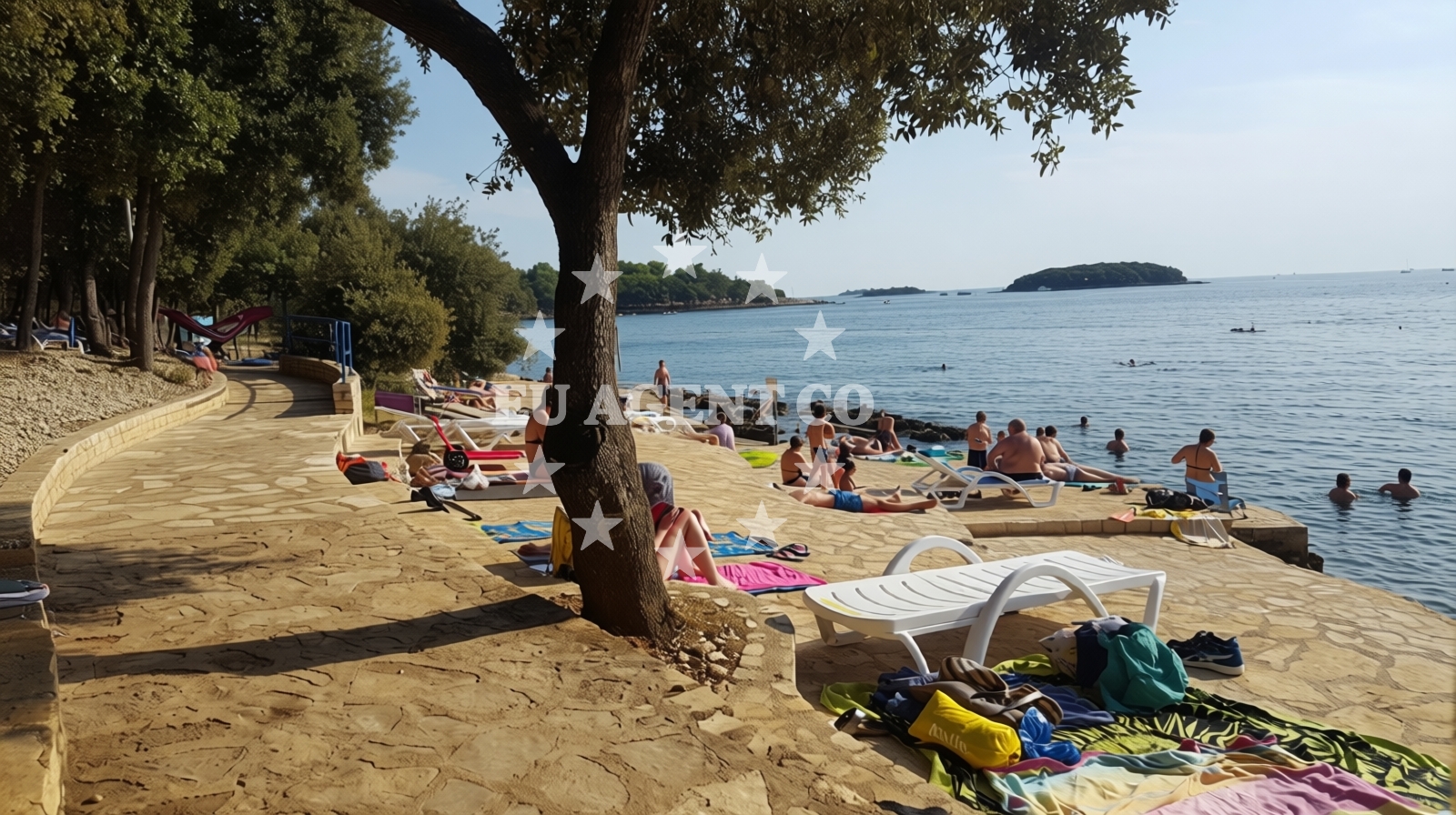 Additional view of Frnazina beach in Grgeti 1A, Funtana