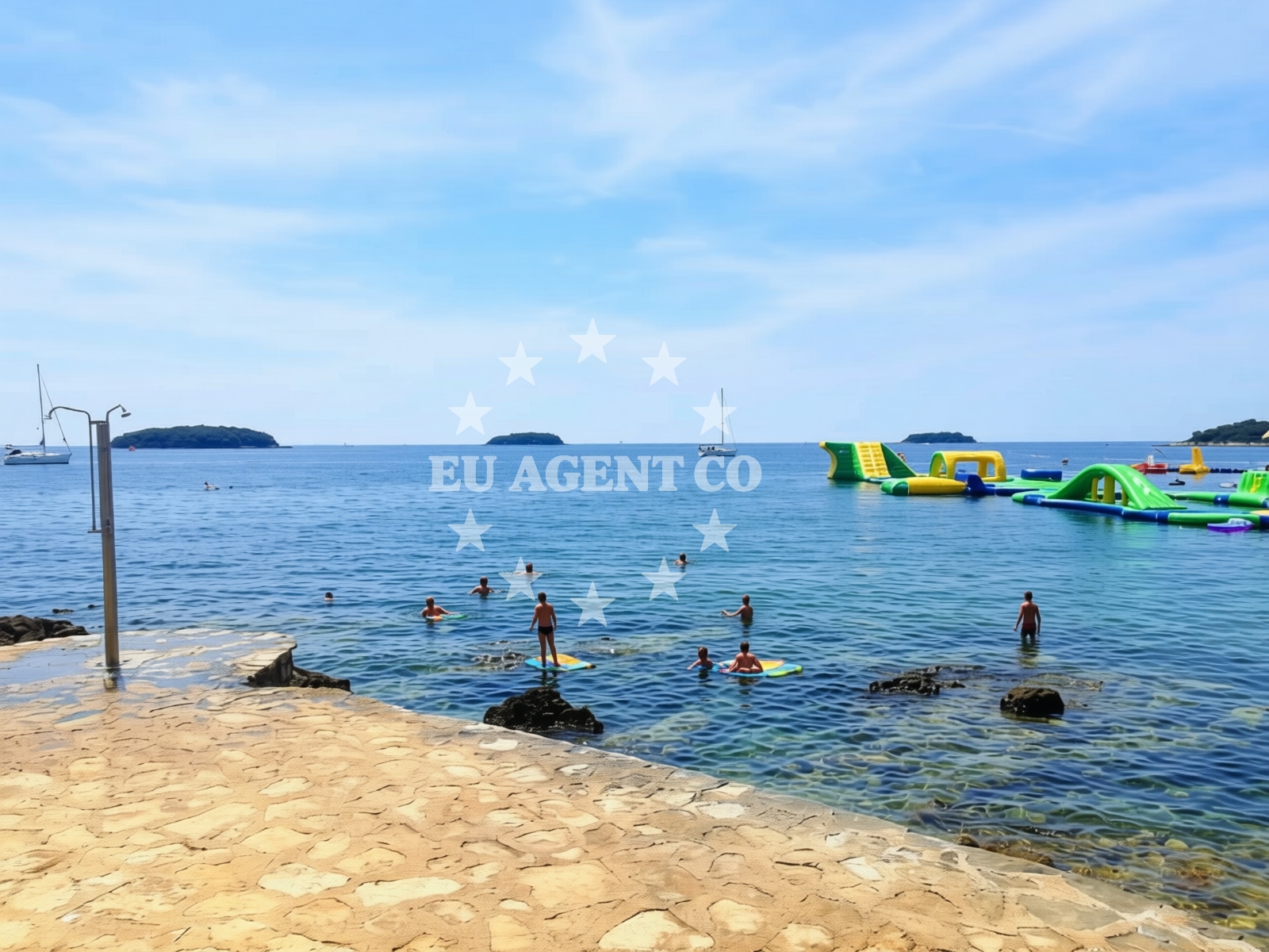 Additional view of Frnazina beach in Grgeti 1A, Funtana