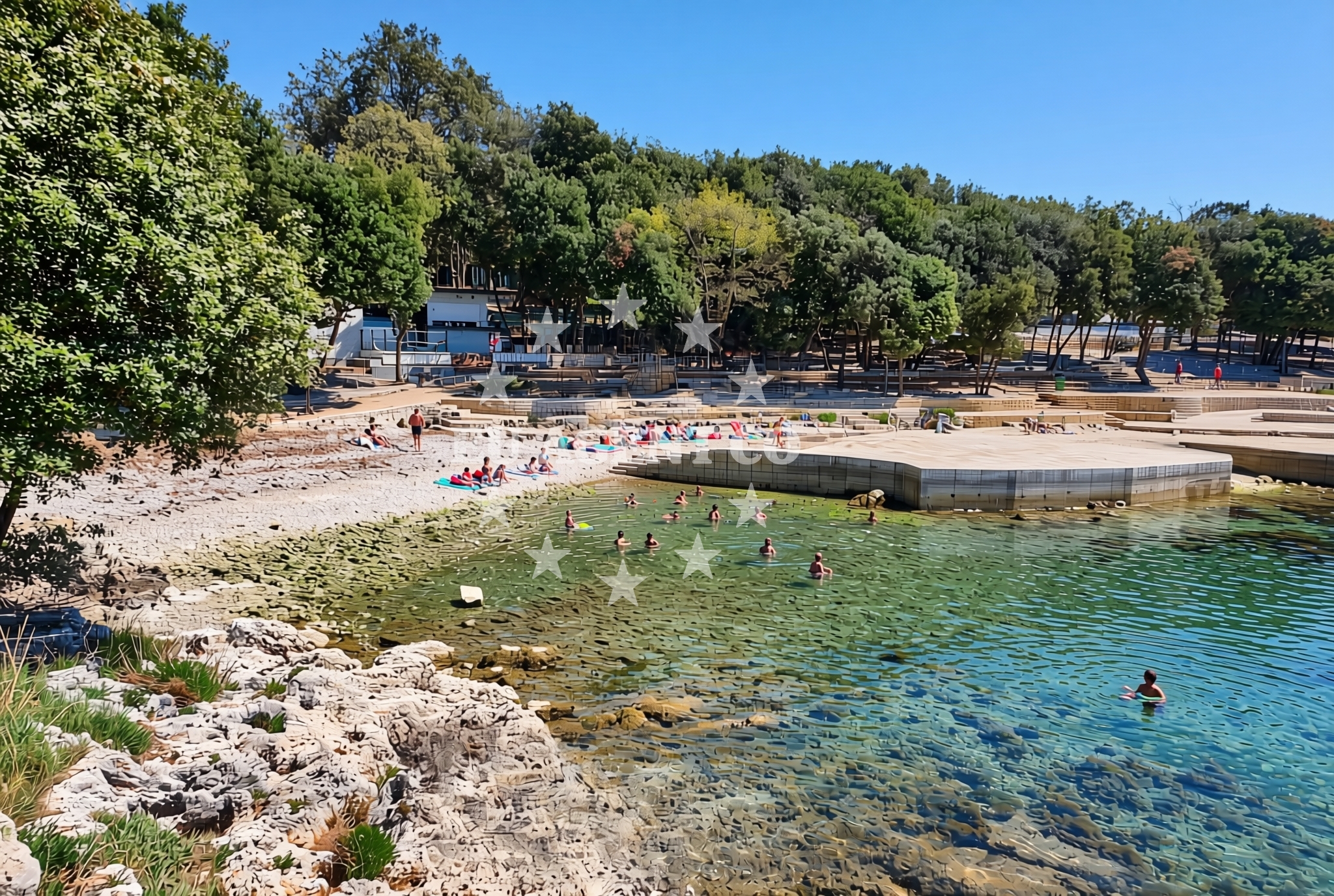 Additional view of Frnazina beach in Grgeti 1A, Funtana