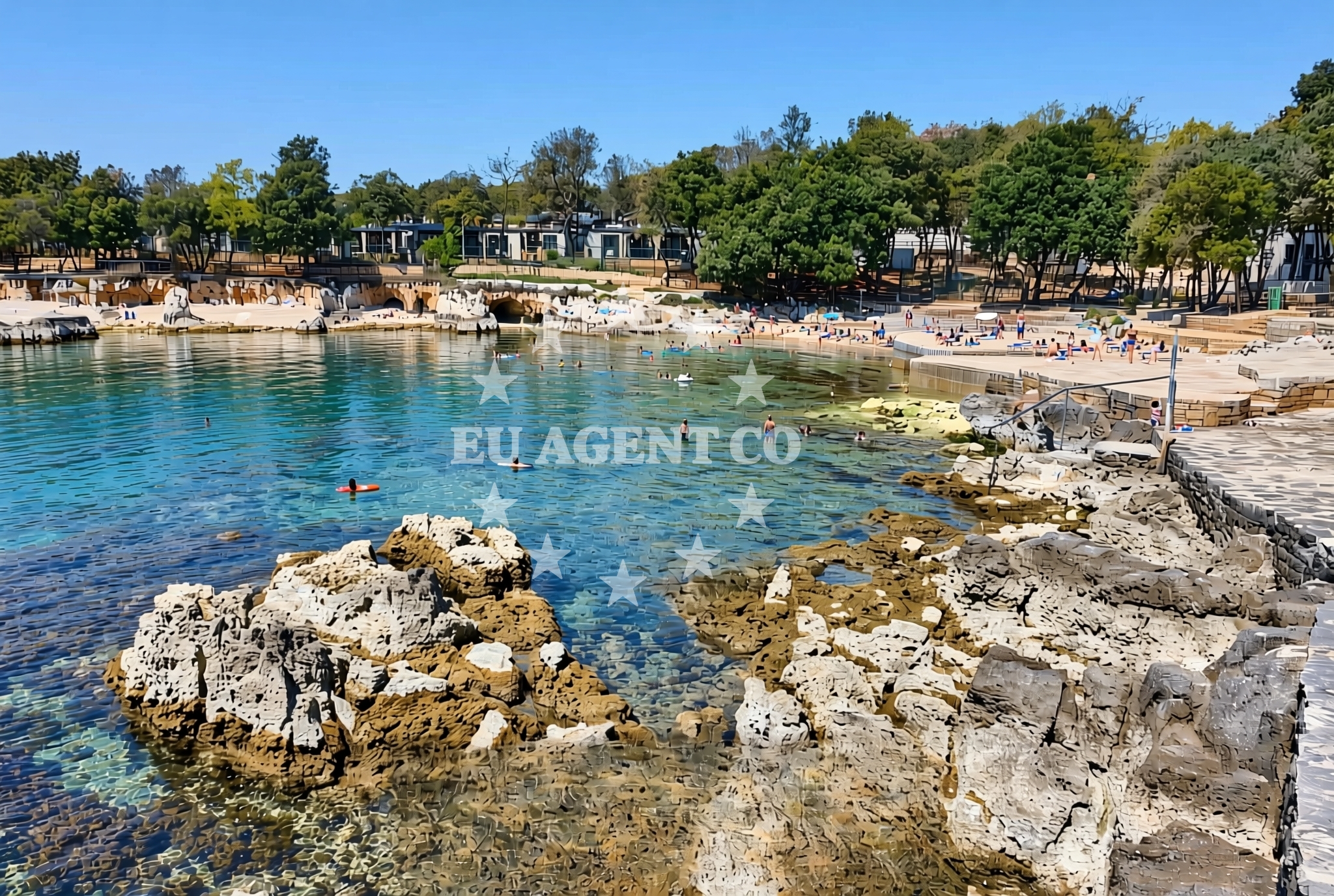 Additional view of Frnazina beach in Grgeti 1A, Funtana