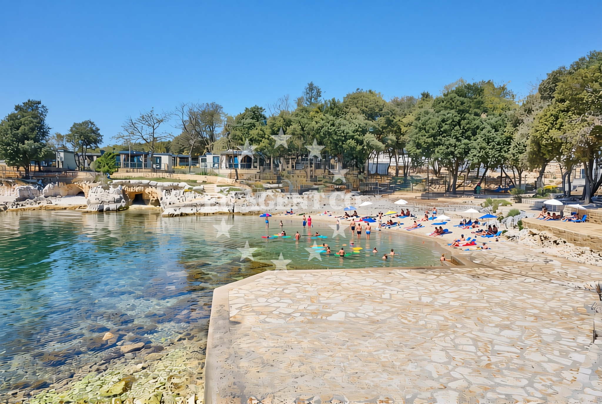 Additional view of Frnazina beach in Grgeti 1A, Funtana