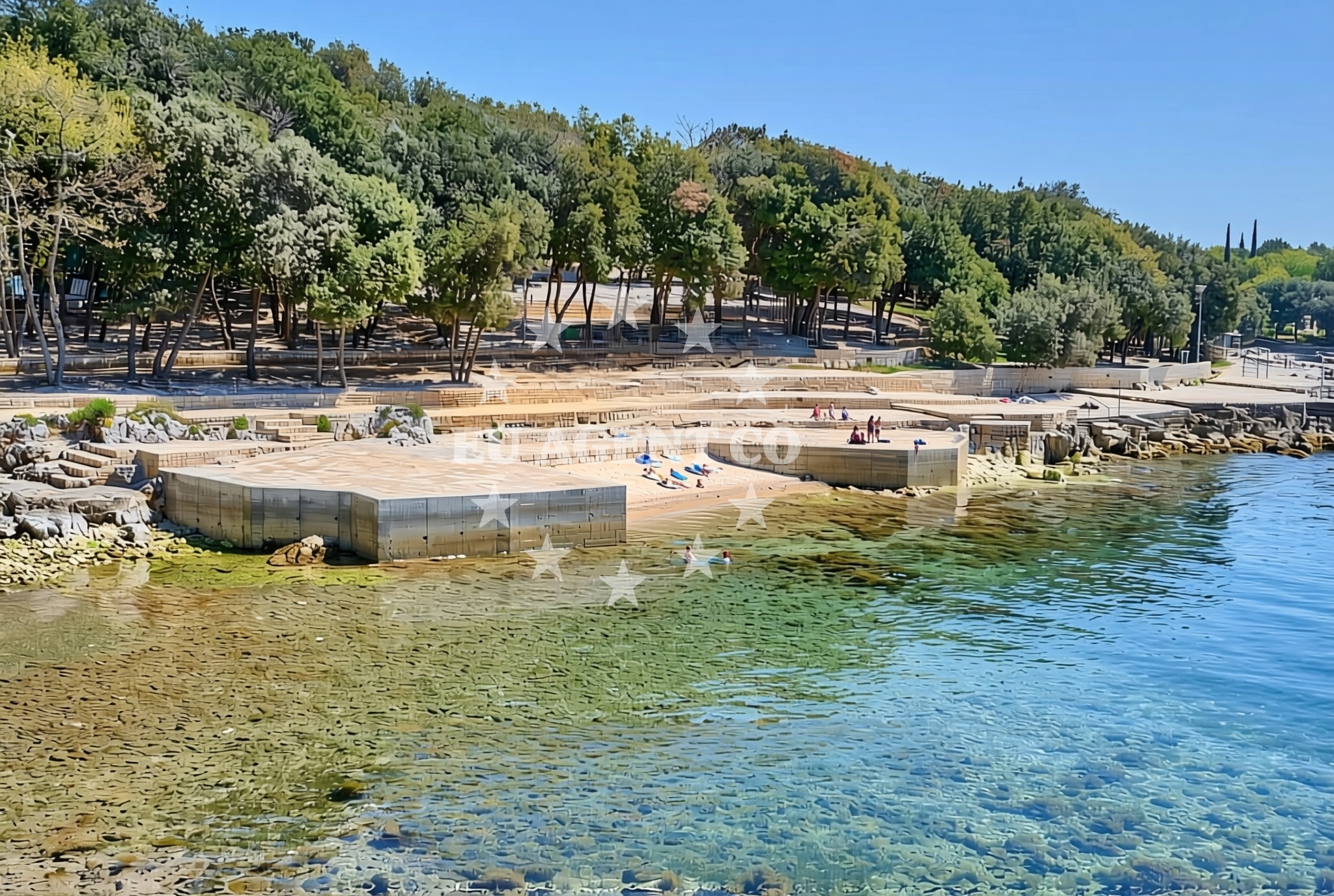 Additional view of Frnazina beach in Grgeti 1A, Funtana