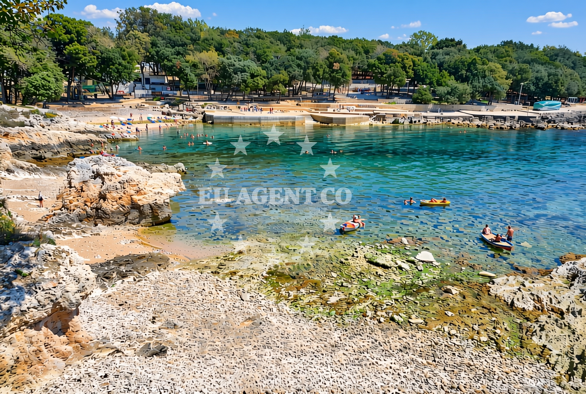 Additional view of Frnazina beach in Grgeti 1A, Funtana