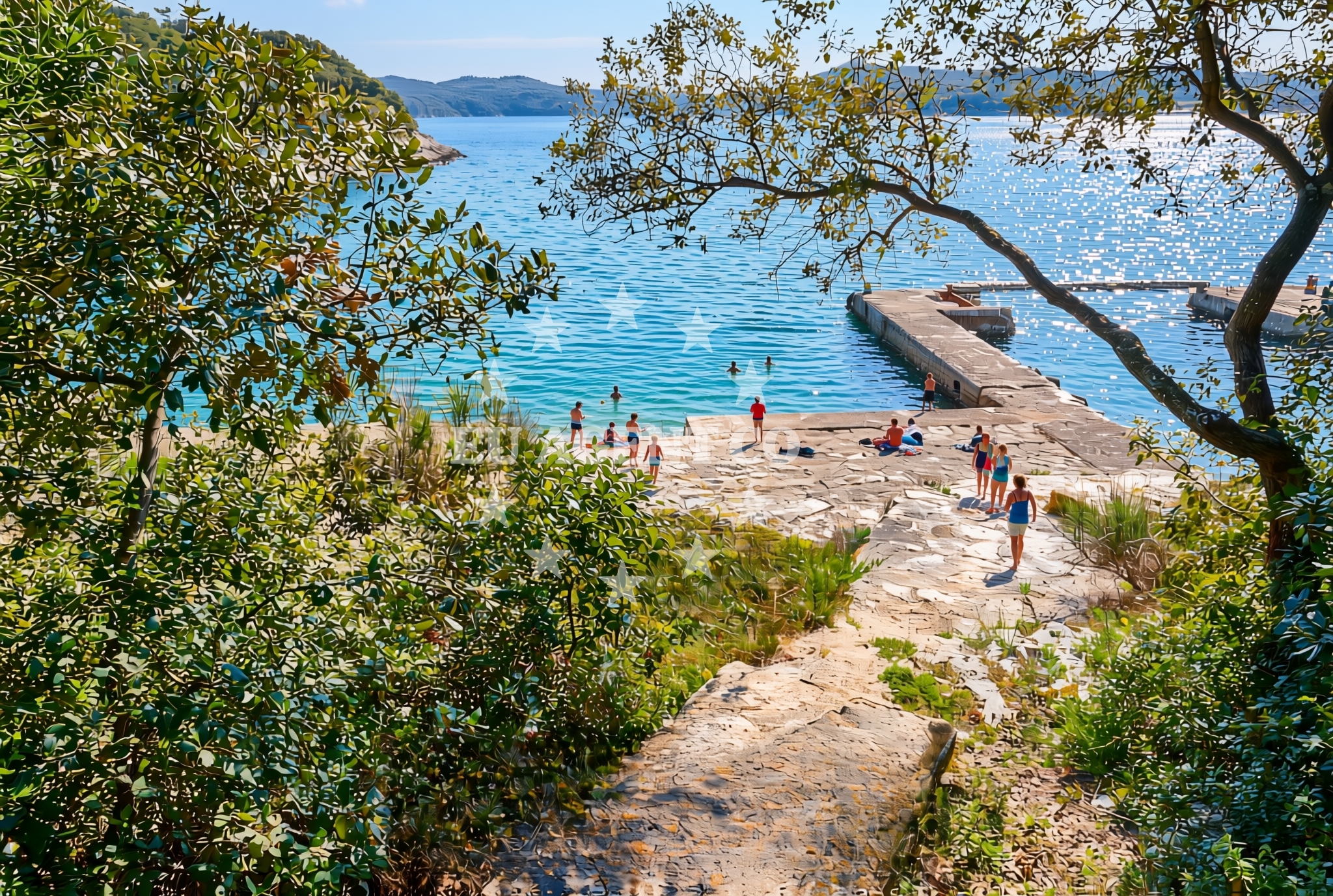 Additional view of Fujaga, Vrsar Beach in Fujaga