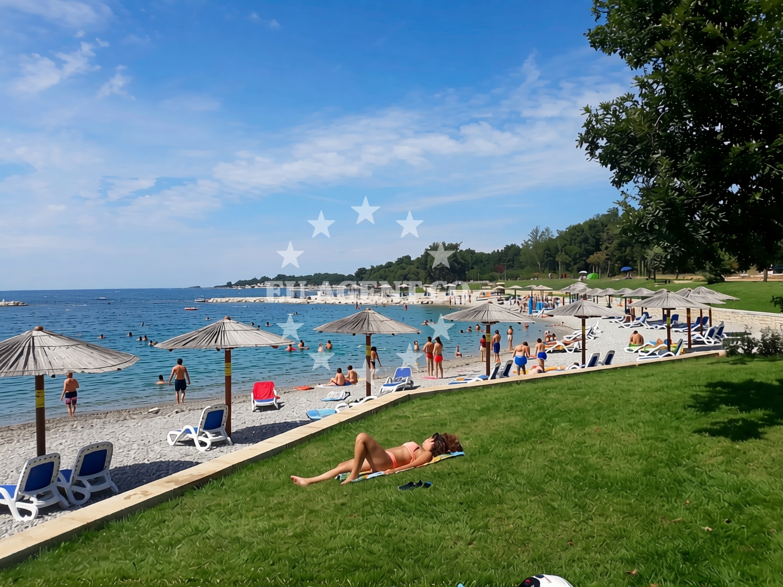 Additional view of Funtana Beach in 15 Coki ulica, Funtana