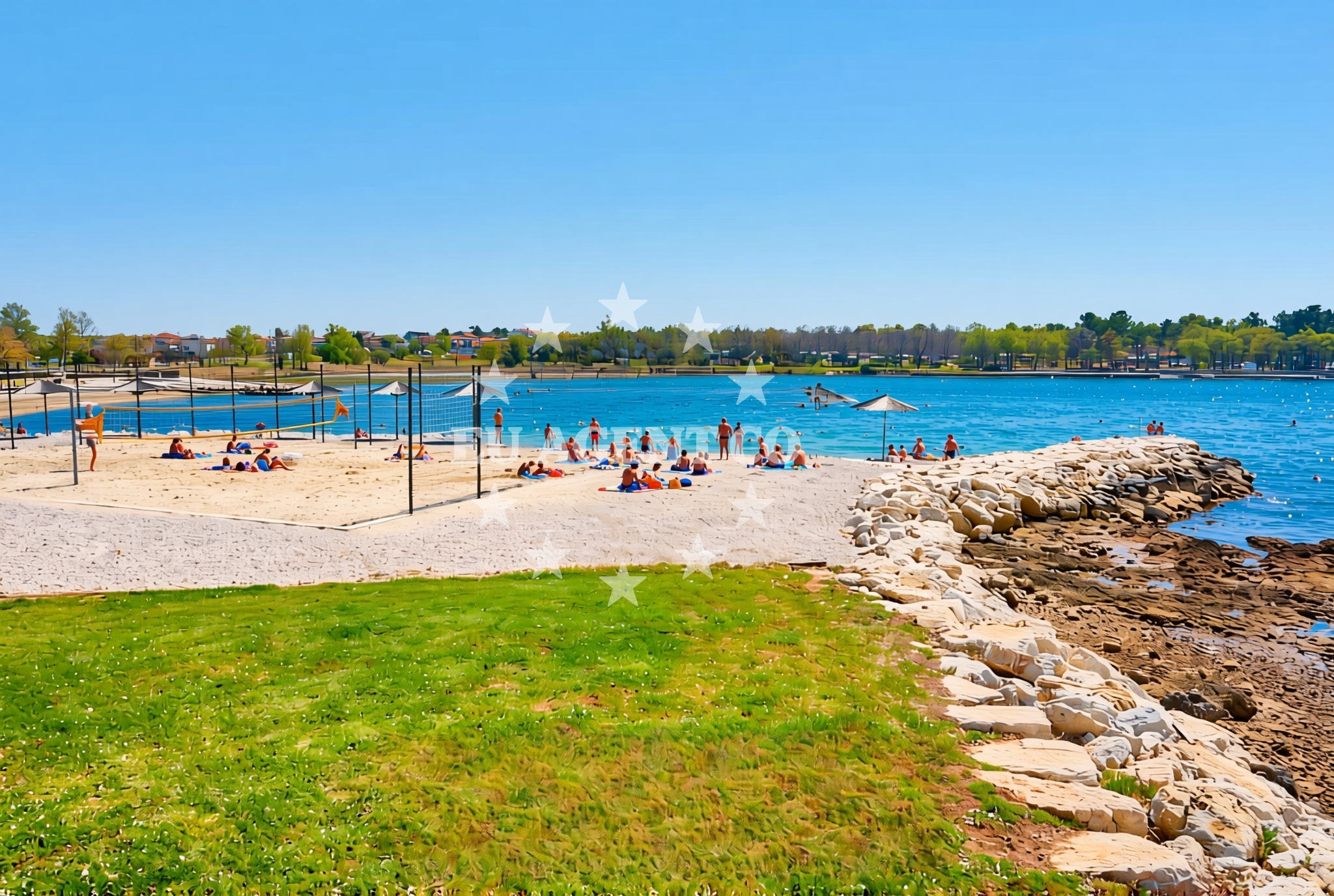 Additional view of Funtana Beach in 15 Coki ulica, Funtana