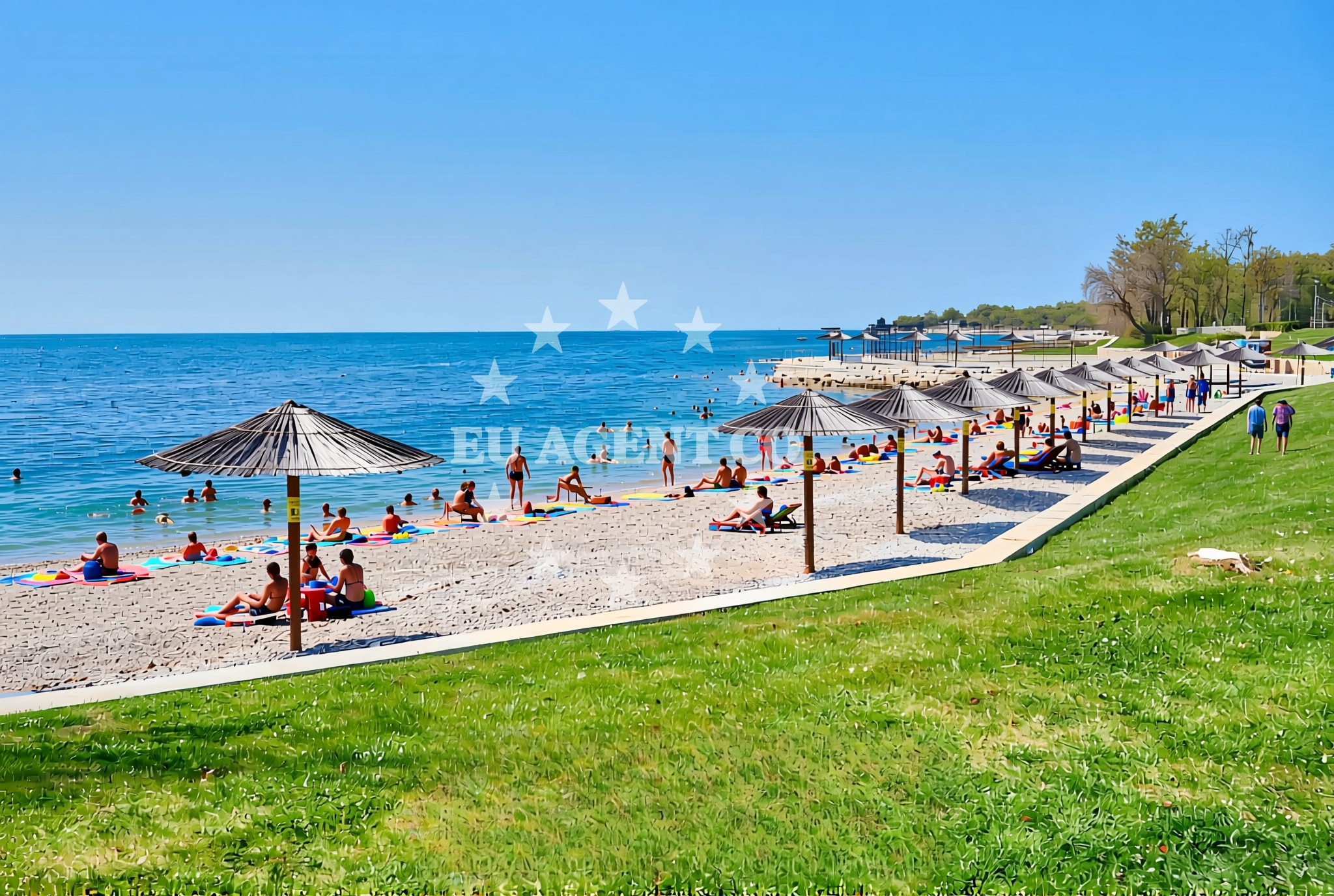 Additional view of Funtana Beach in 15 Coki ulica, Funtana