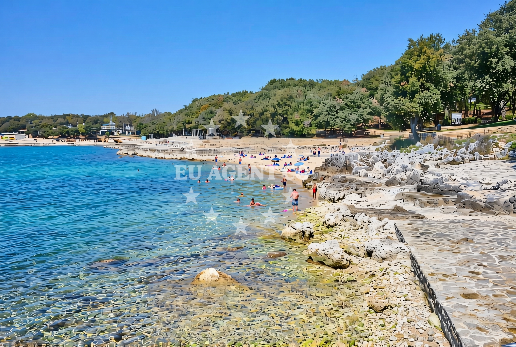 Additional view of Funtana, Funtana Beach in Funtana
