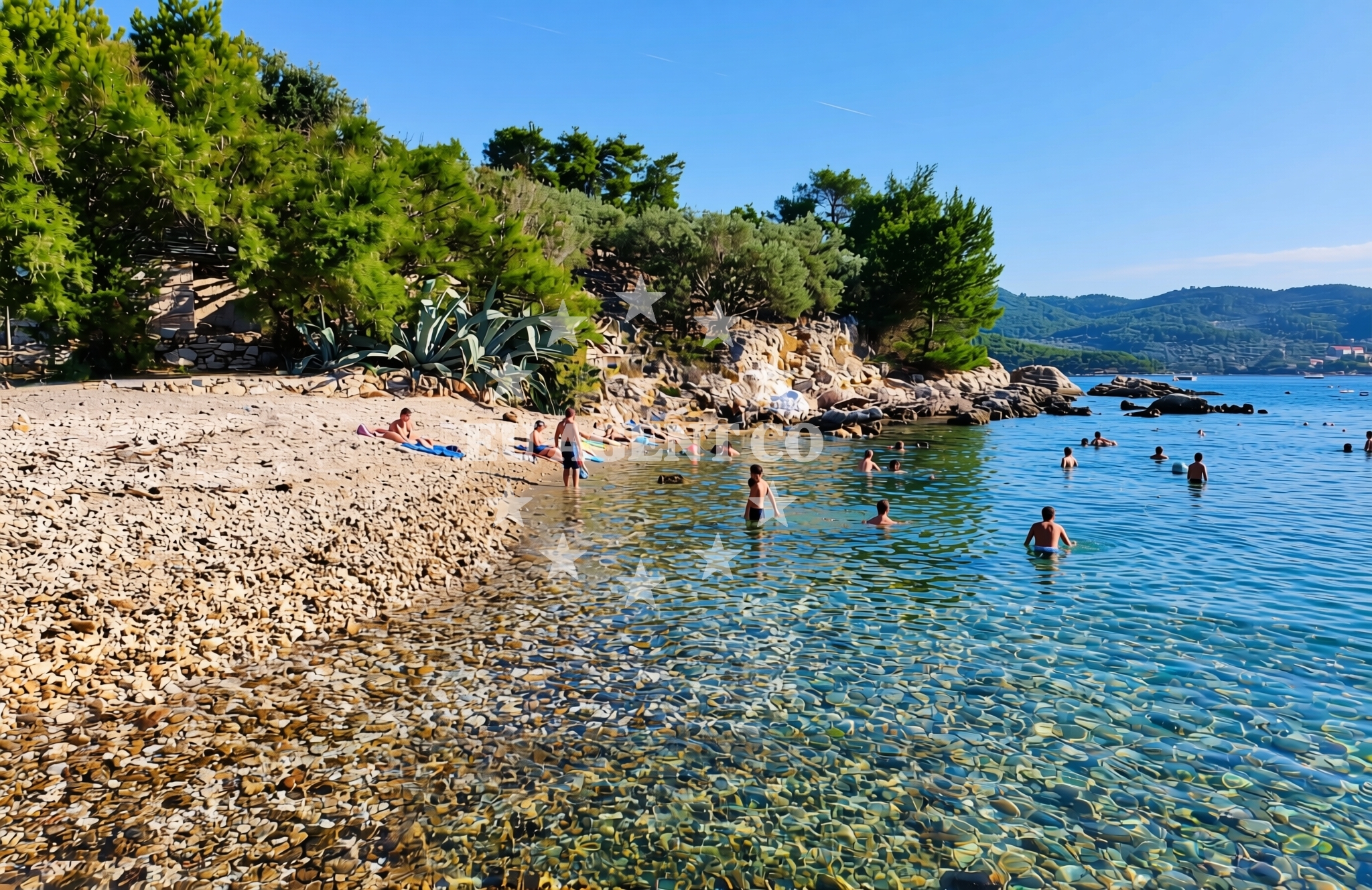 Additional view of Fuza beach in Gradina bb, Vela Luka