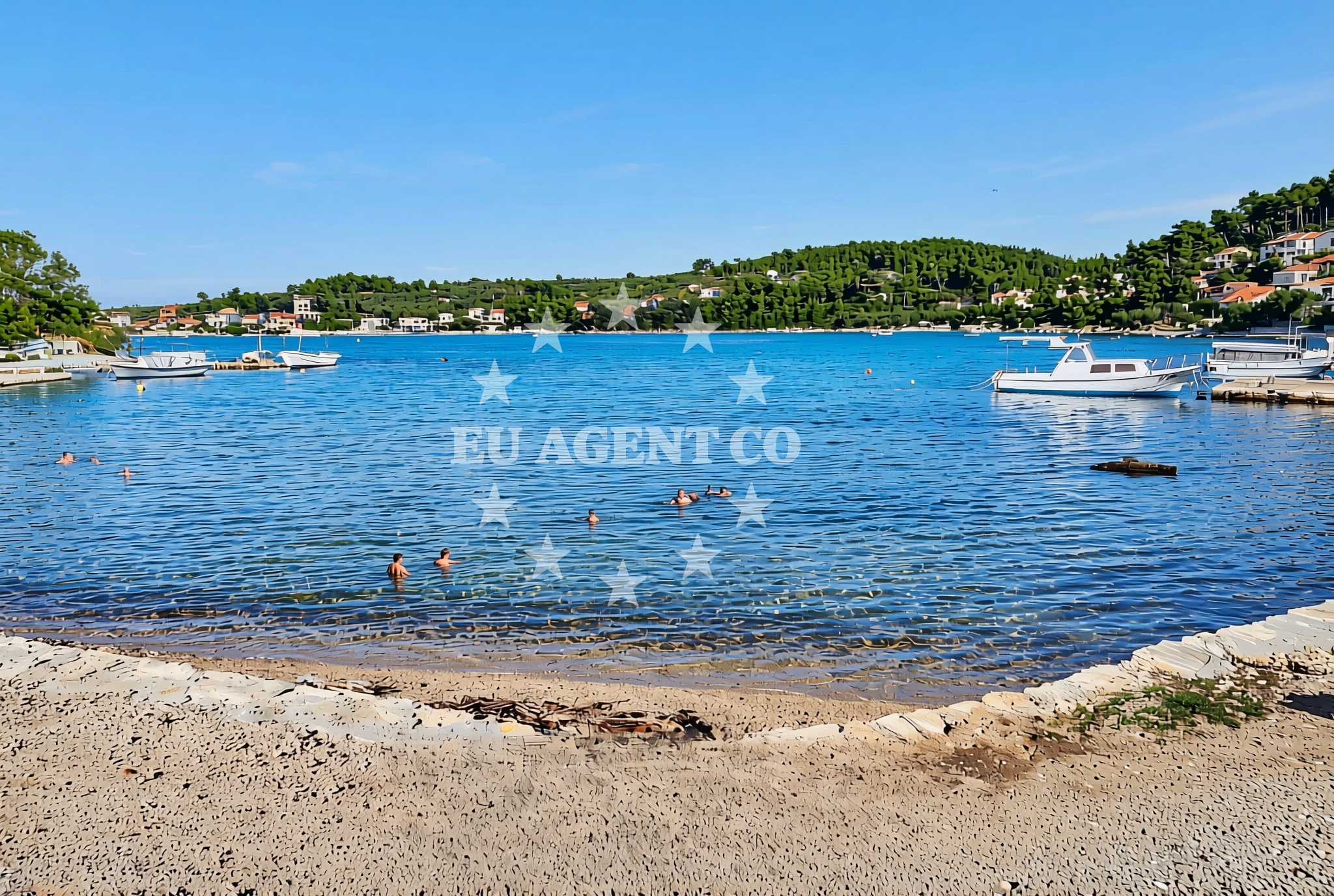 Additional view of Fuza beach in Gradina bb, Vela Luka