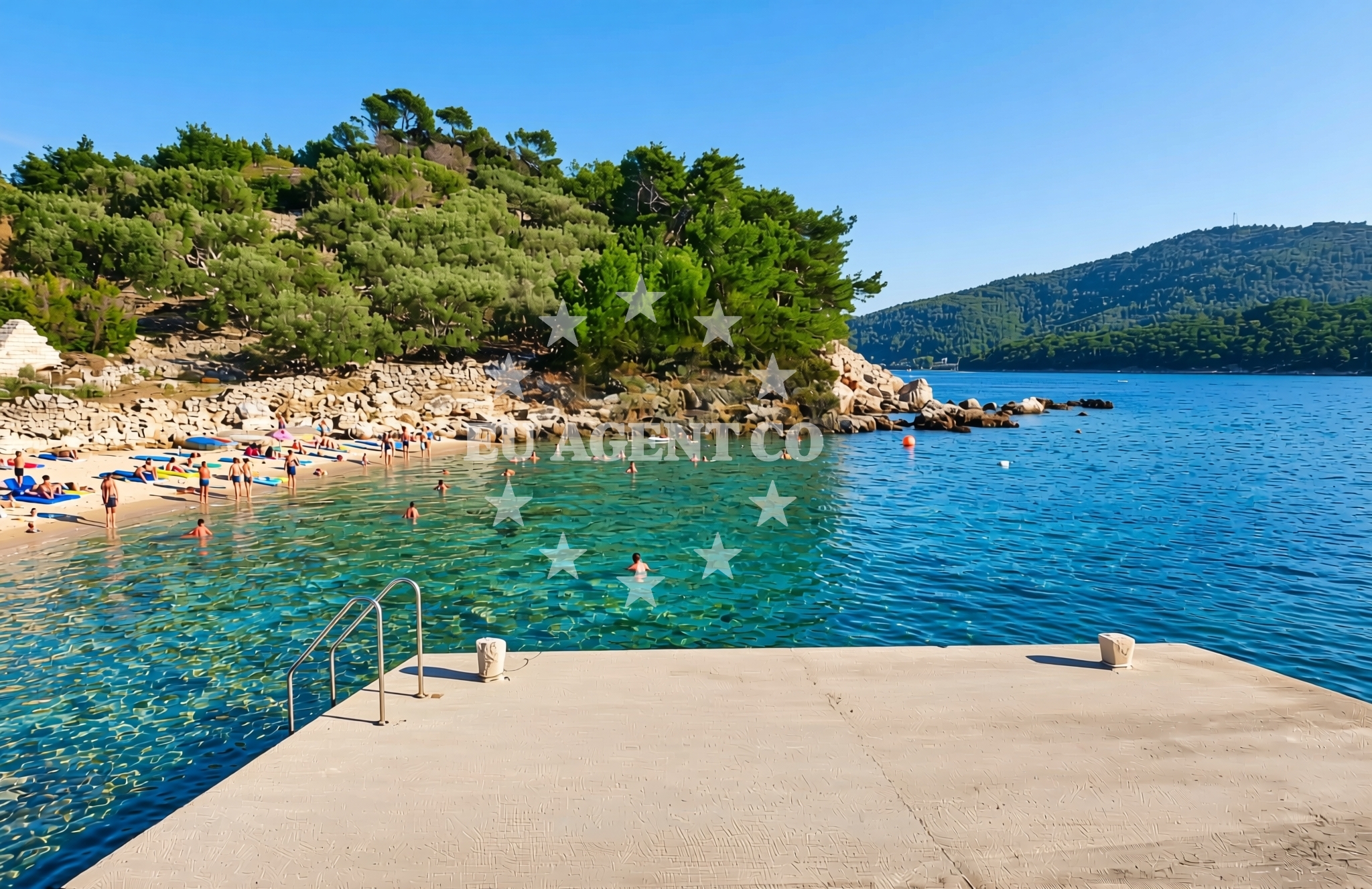 Additional view of Fuza beach in Gradina bb, Vela Luka