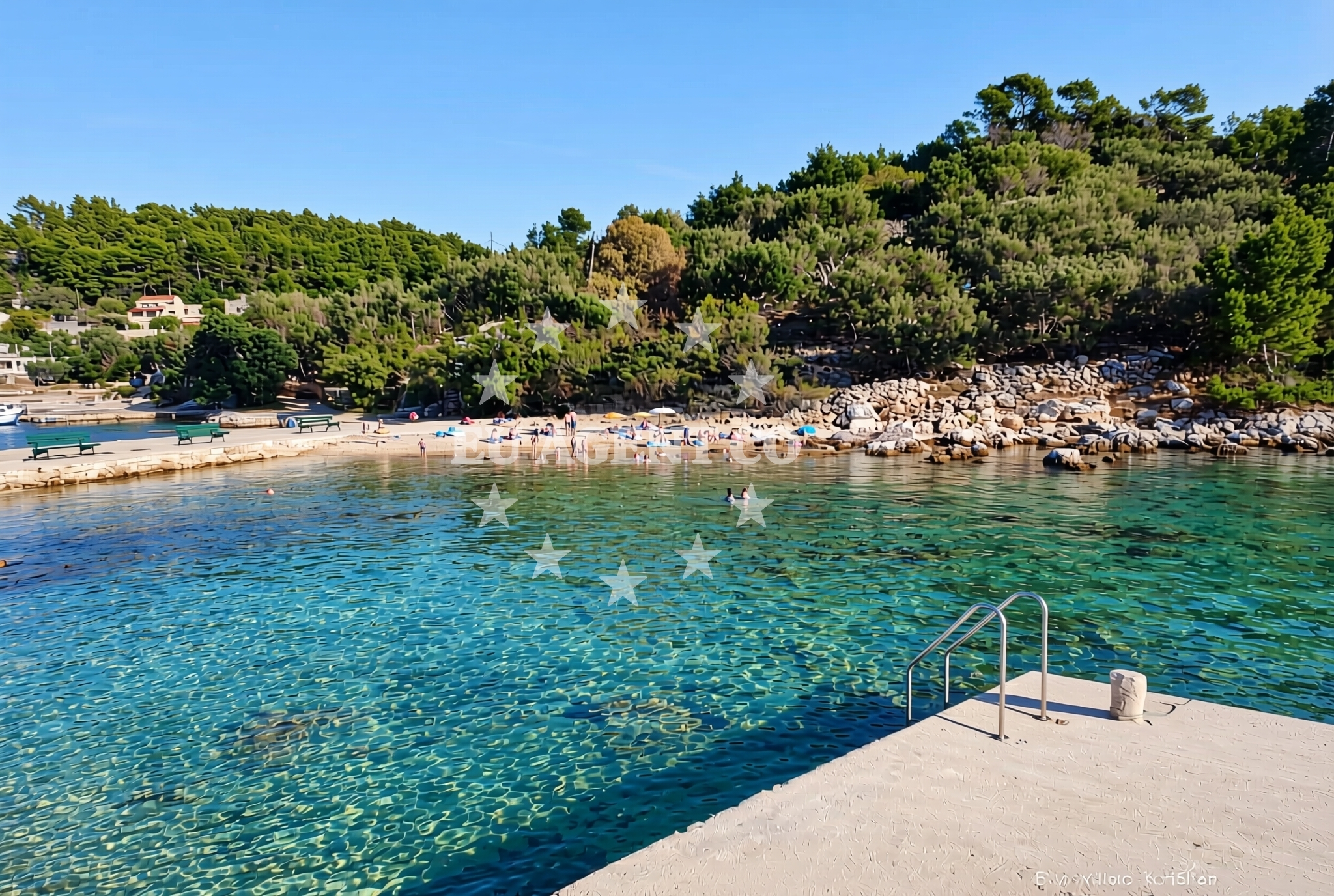 Additional view of Fuza beach in Gradina bb, Vela Luka