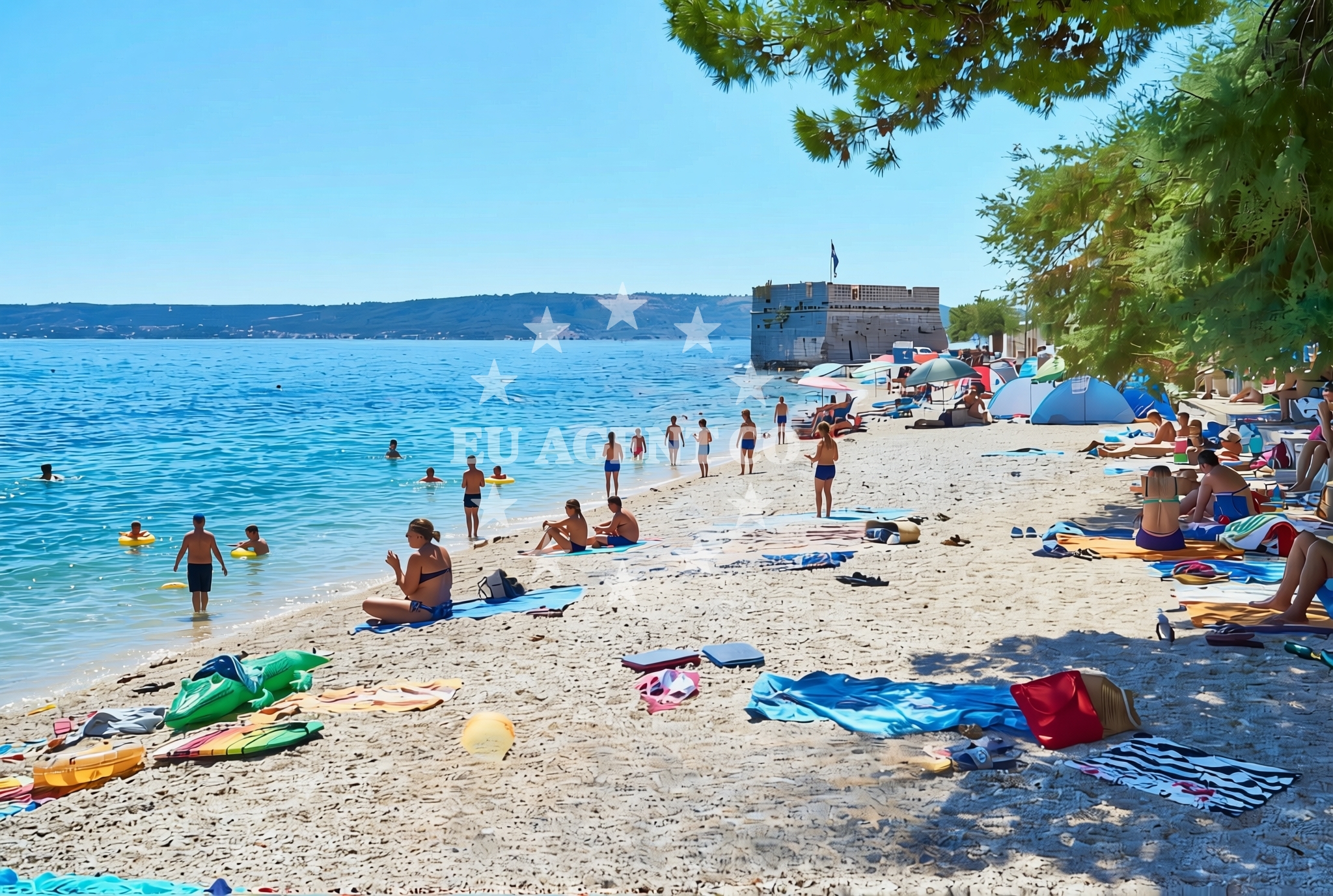 Additional view of Gabine, Kaštel Štafilić Beach in Gabine
