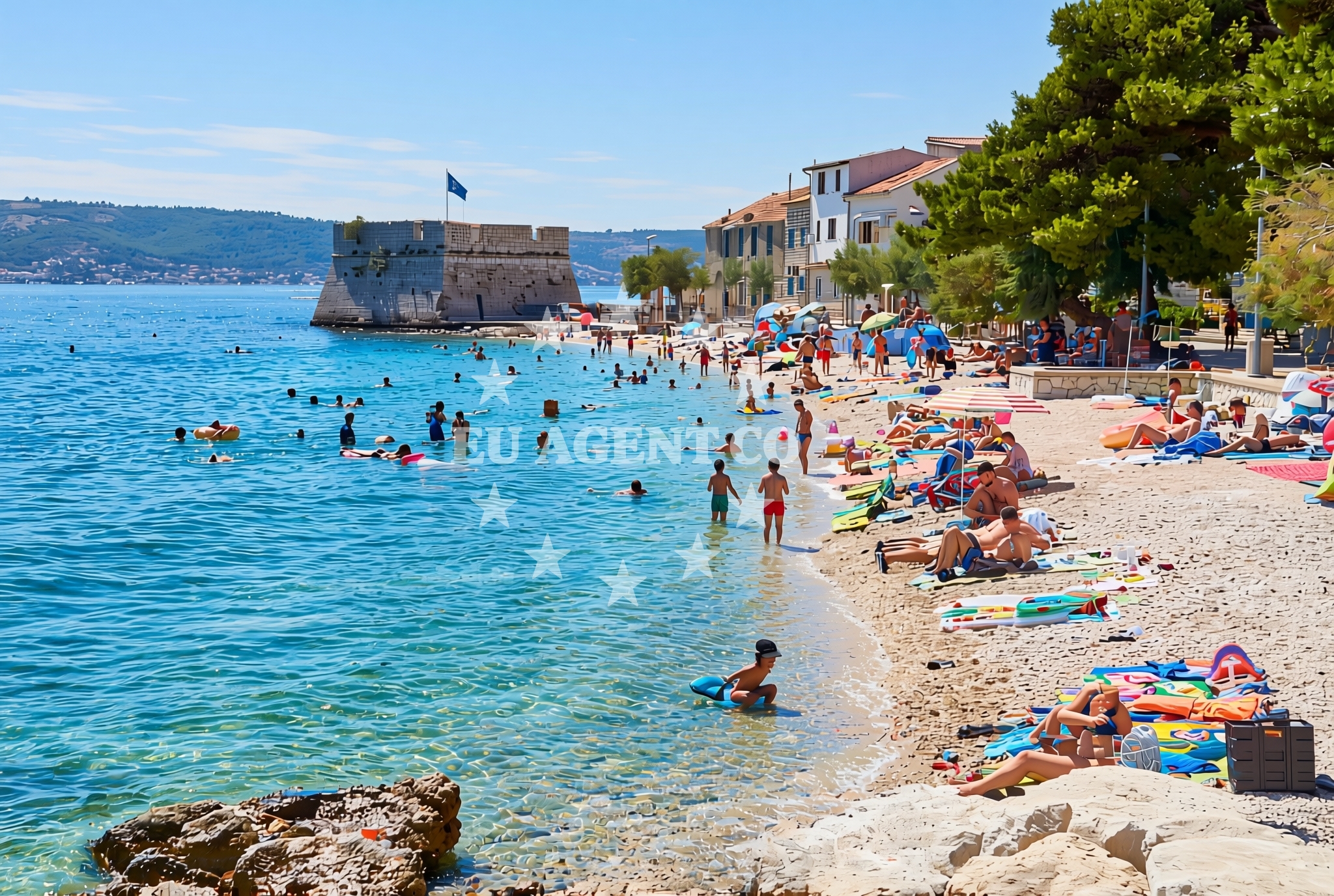Additional view of Gabine, Kaštel Štafilić Beach in Gabine