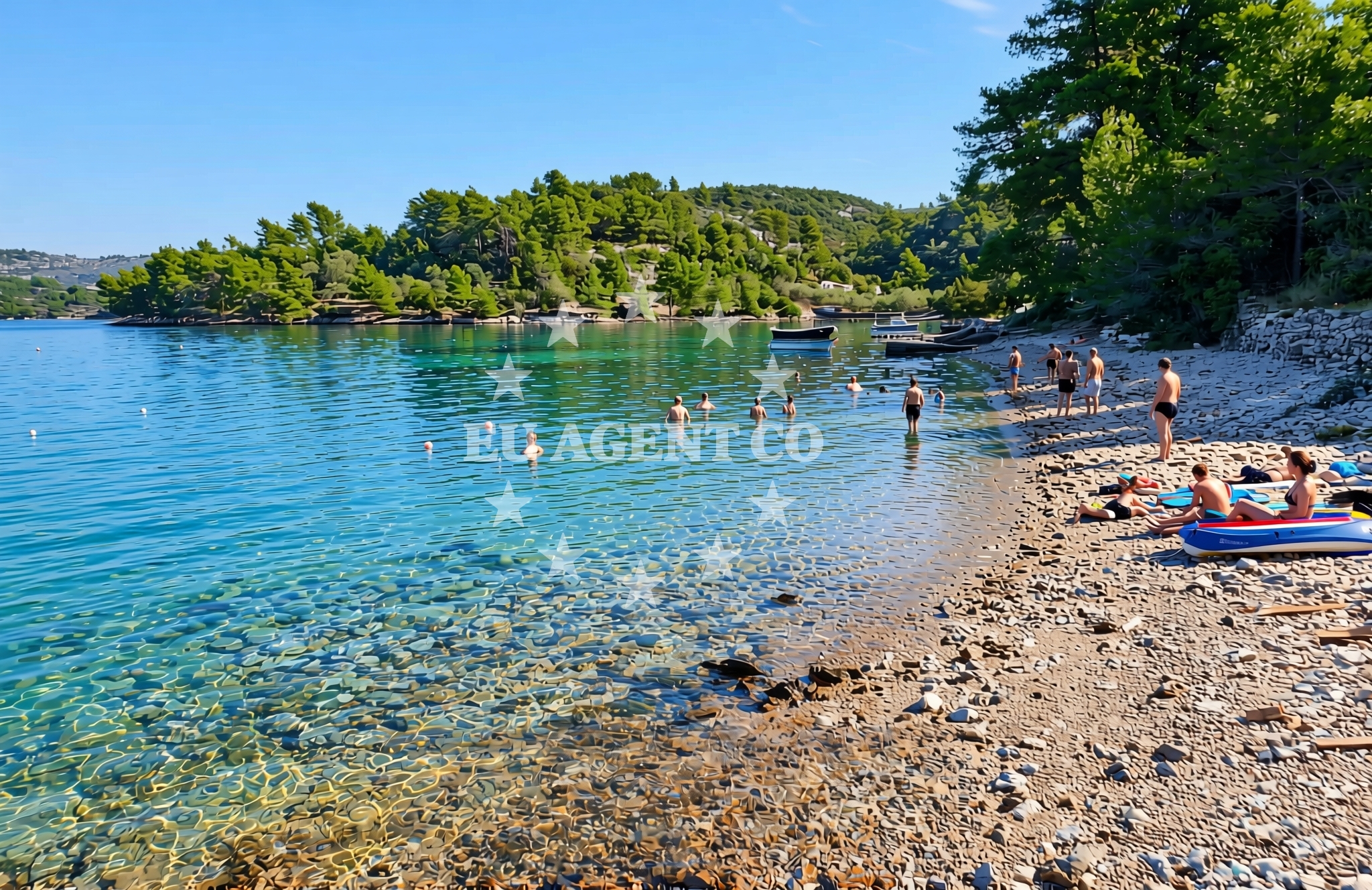 Additional view of Gabrica zapad, Vela Luka (Korčula) Beach in Gabrica zapad