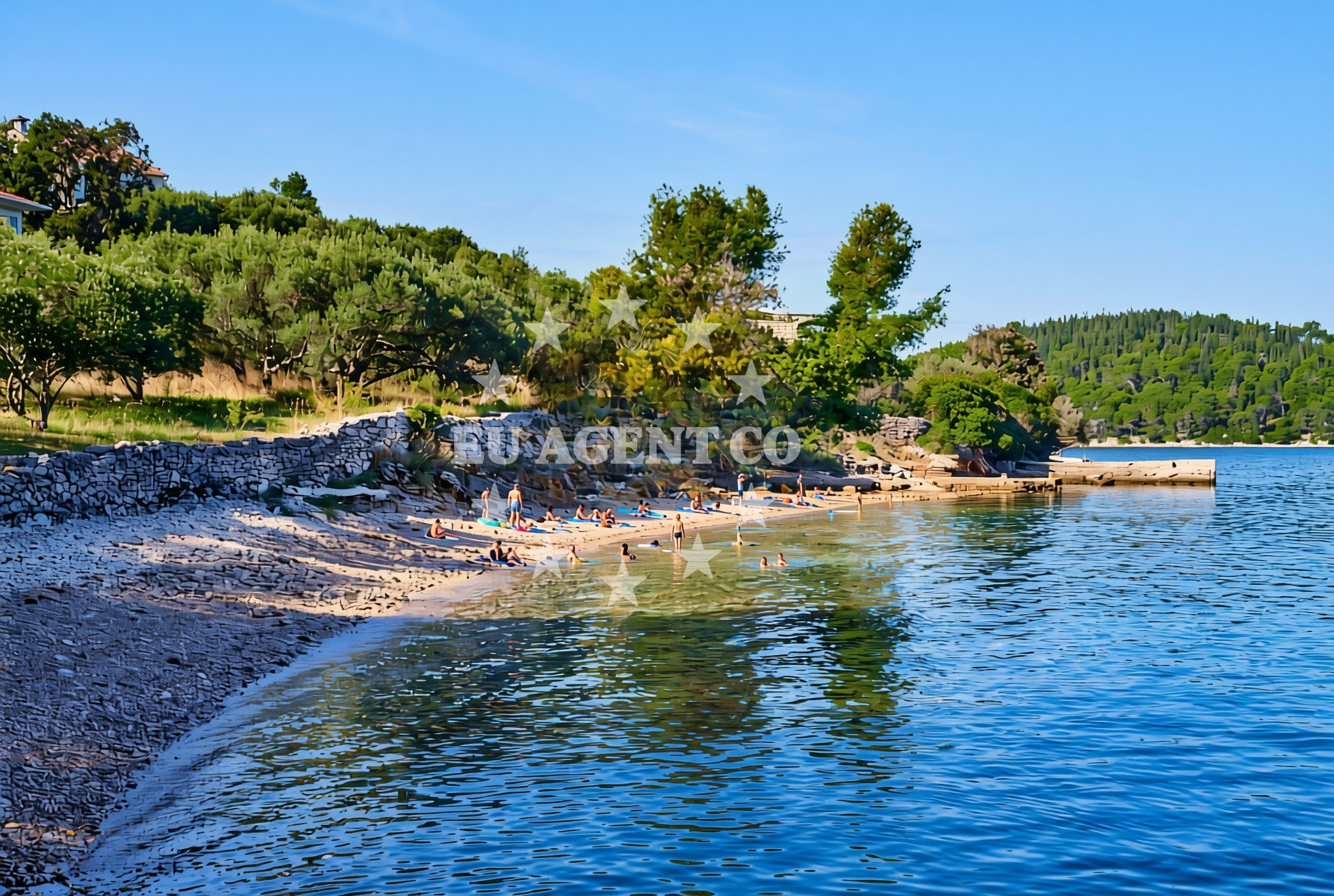 Additional view of Gabrica zapad, Vela Luka (Korčula) Beach in Gabrica zapad