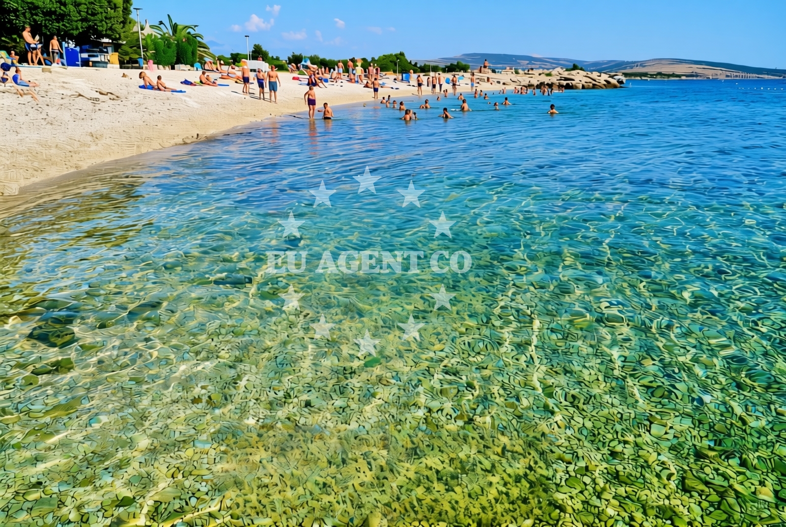 Additional view of Gajac, Gajac (Pag) Beach in Gajac