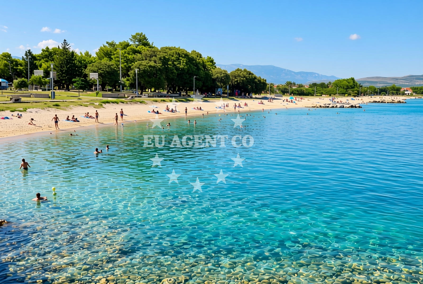 Additional view of Gajac, Gajac (Pag) Beach in Gajac