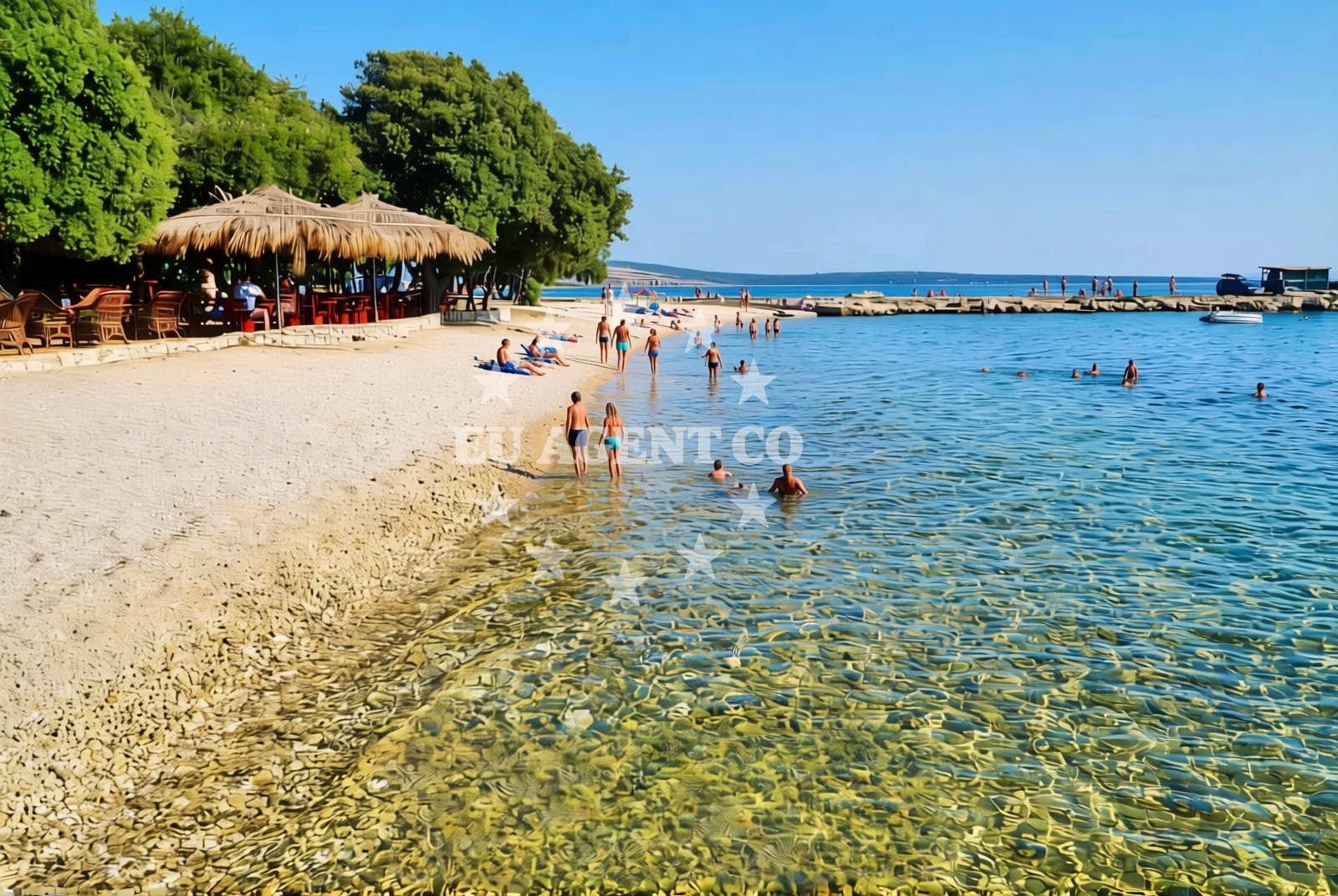 Additional view of Gajac, Gajac (Pag) Beach in Gajac