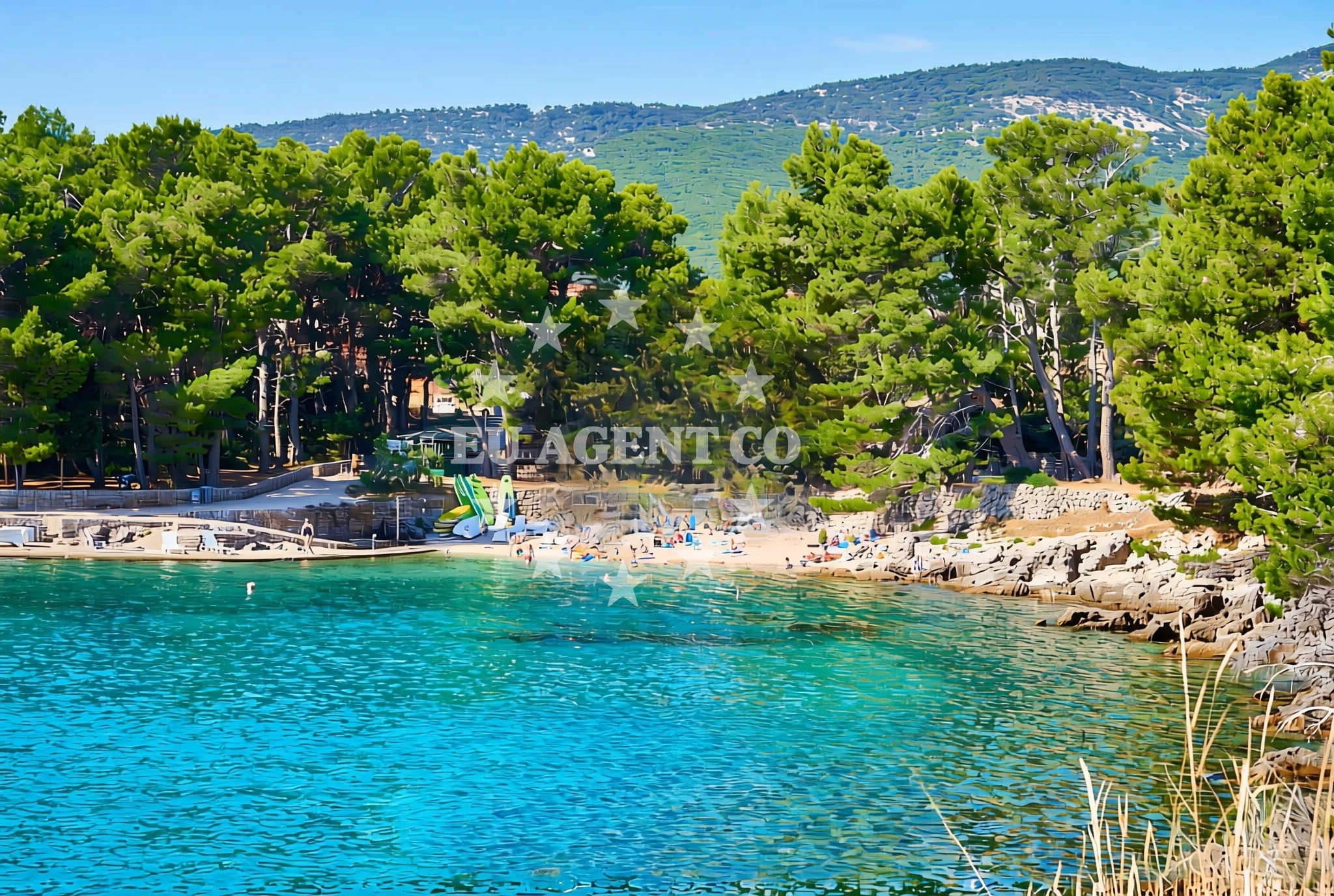Additional view of Galboka beach in , Nerezine