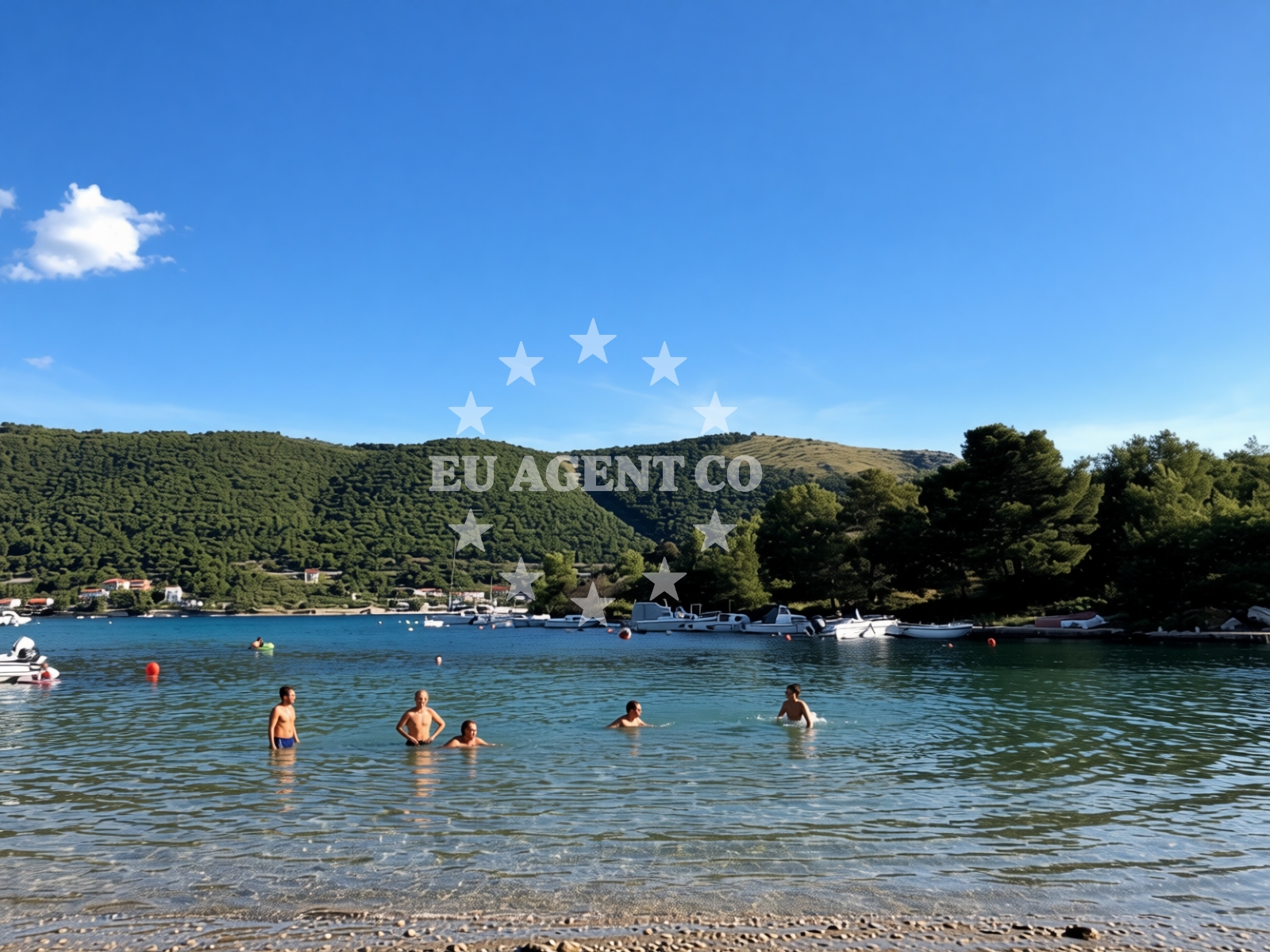 Sea and coastal view of Galesnica beach in Donji Banovci 184, Grebaštica
