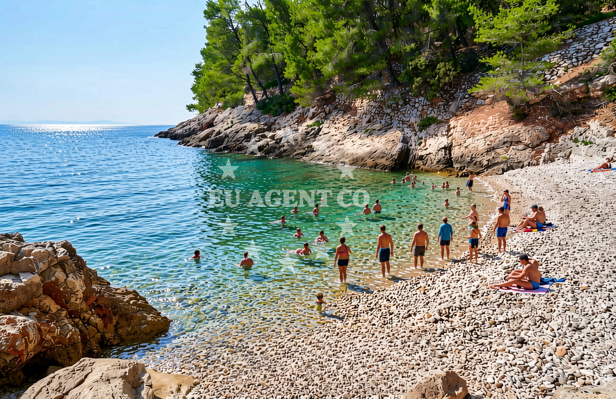 Overview of Gdinj (Hvar): beaches and coves (21) in Gdinj (Hvar)