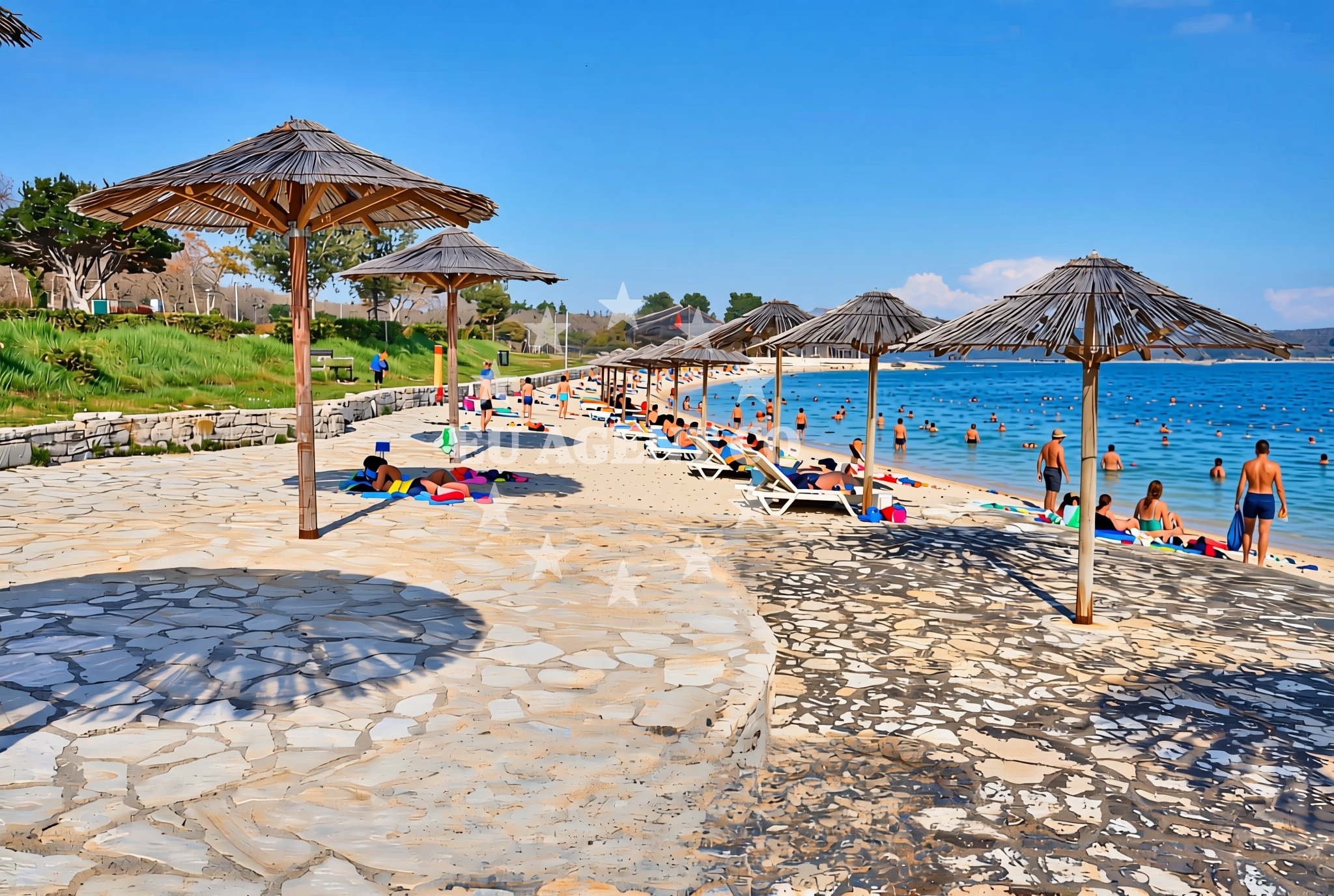 Additional view of Gemo beach in Kolombera 1, Poreč