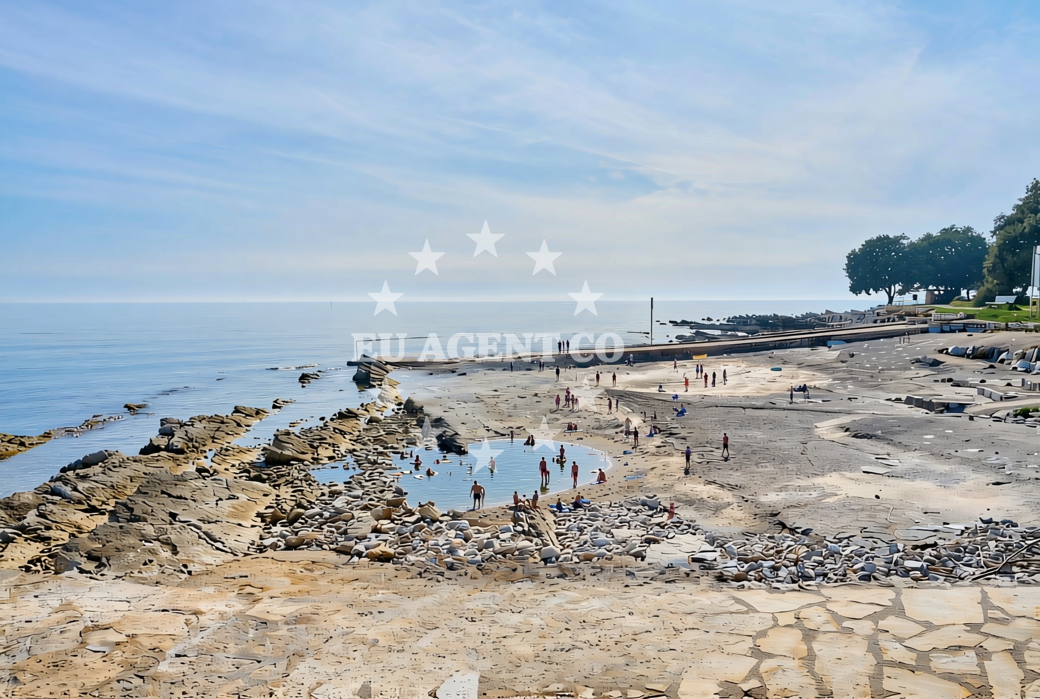 Additional view of Gemo beach in Kolombera 1, Poreč