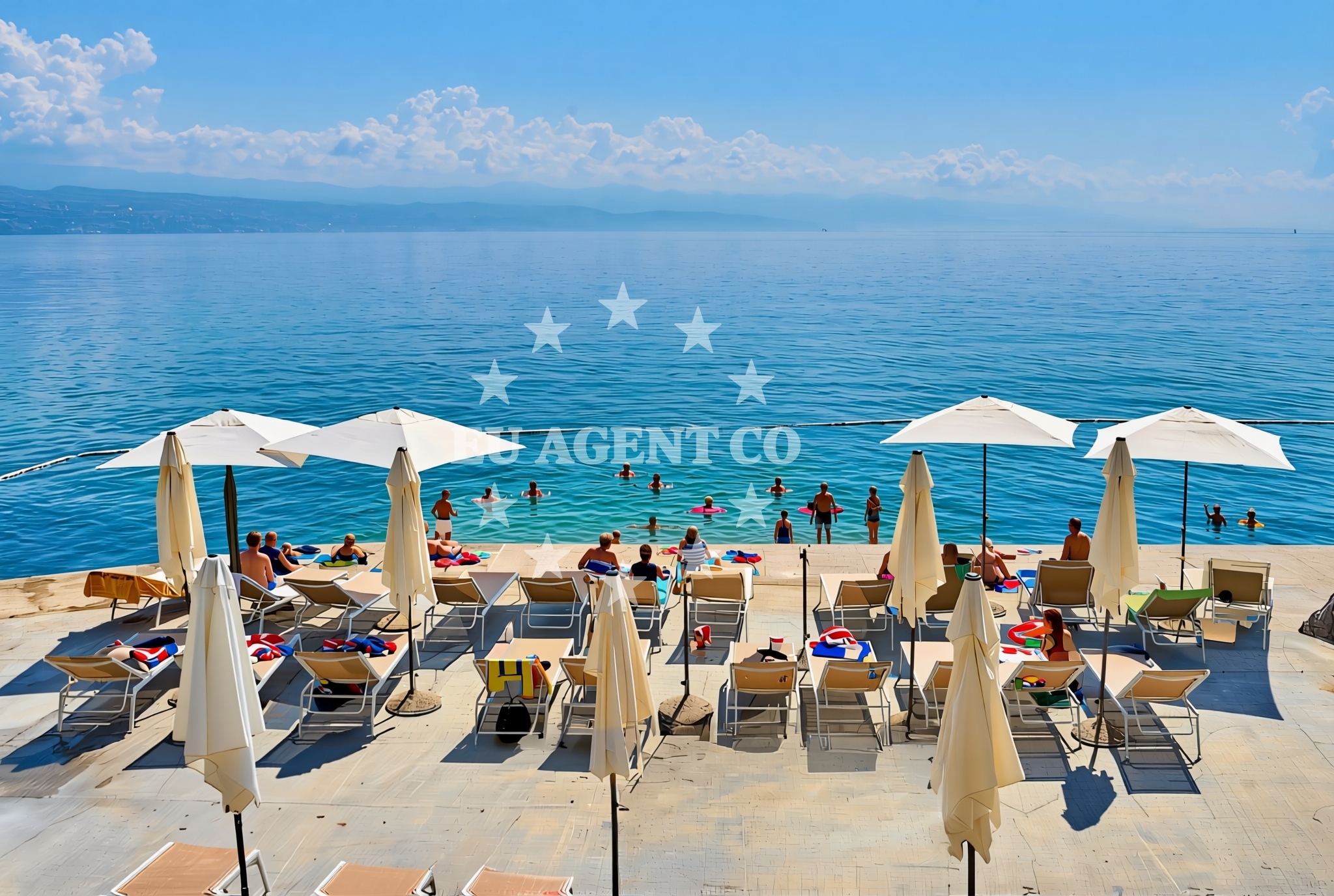 Overview of Giorgio II, Ičići Beach in Giorgio II