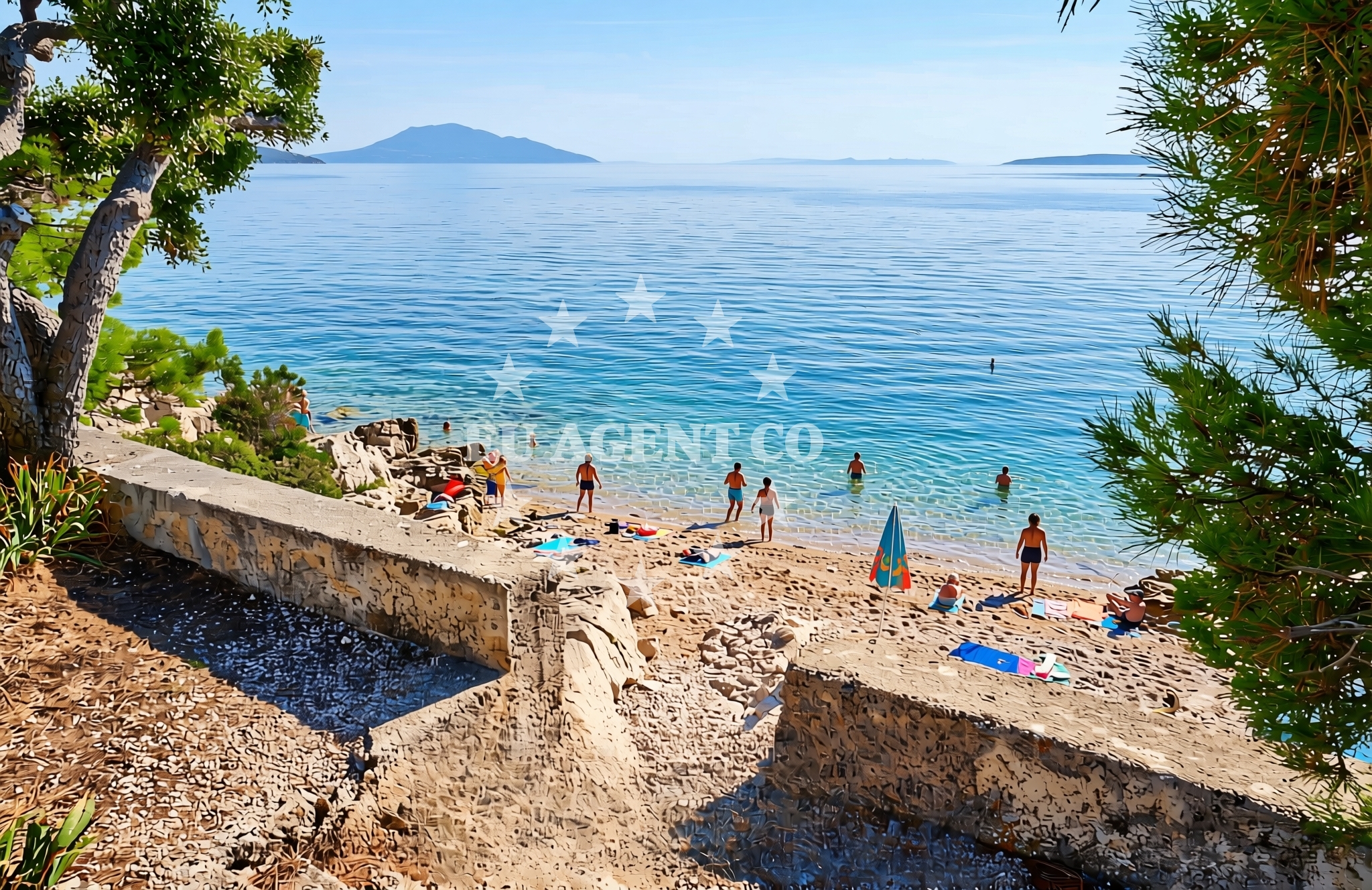 Additional view of Gira beach in 65 Martinšćica Island Cres, Martinšćica