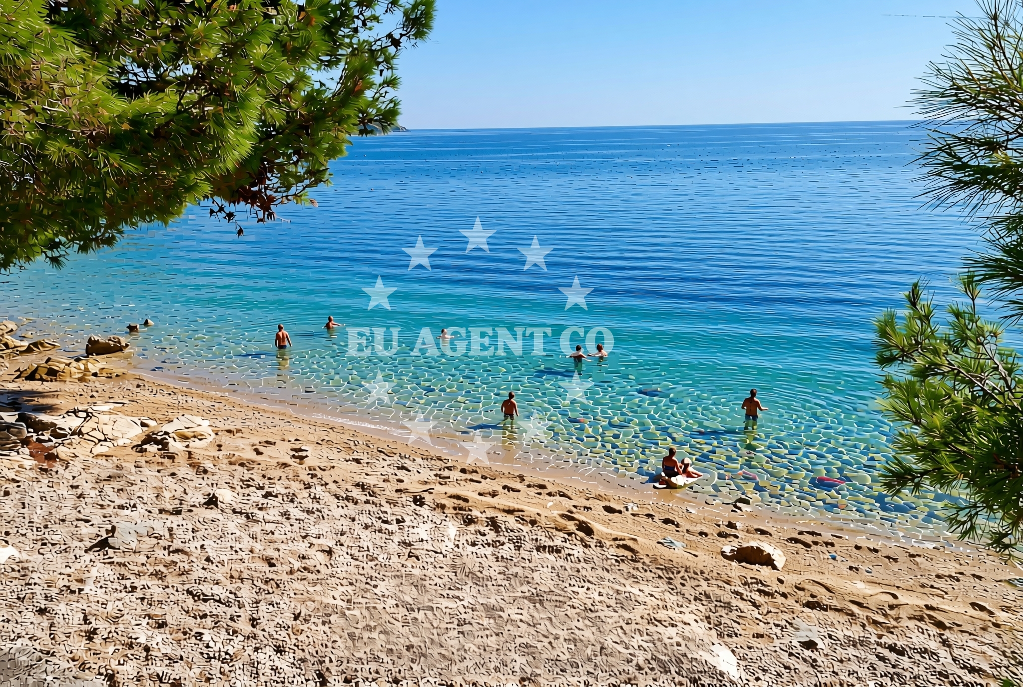 Additional view of Gira beach in 65 Martinšćica Island Cres, Martinšćica